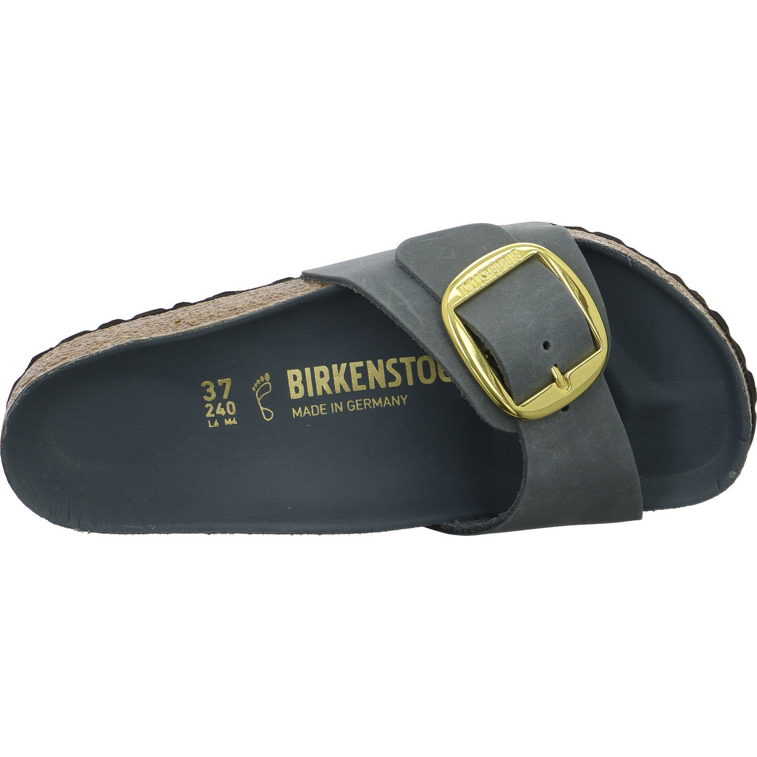 Element 8 von 8 (Bild) – BIRKENSTOCK Pantoletten 1032065 Madrid Big Buckle basalt gray normal
