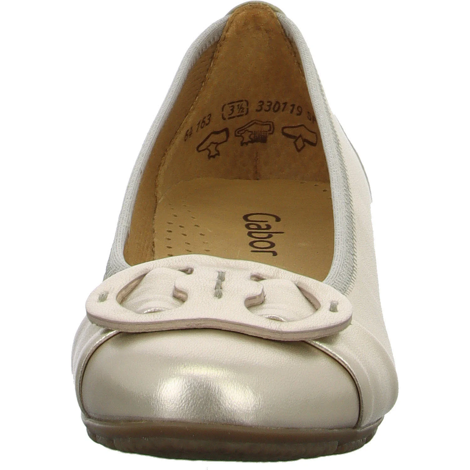 Element 3 von 8 (Bild) – Gabor Damen Ballerina 64.163.62 64.163 puder F (schmal/normal)