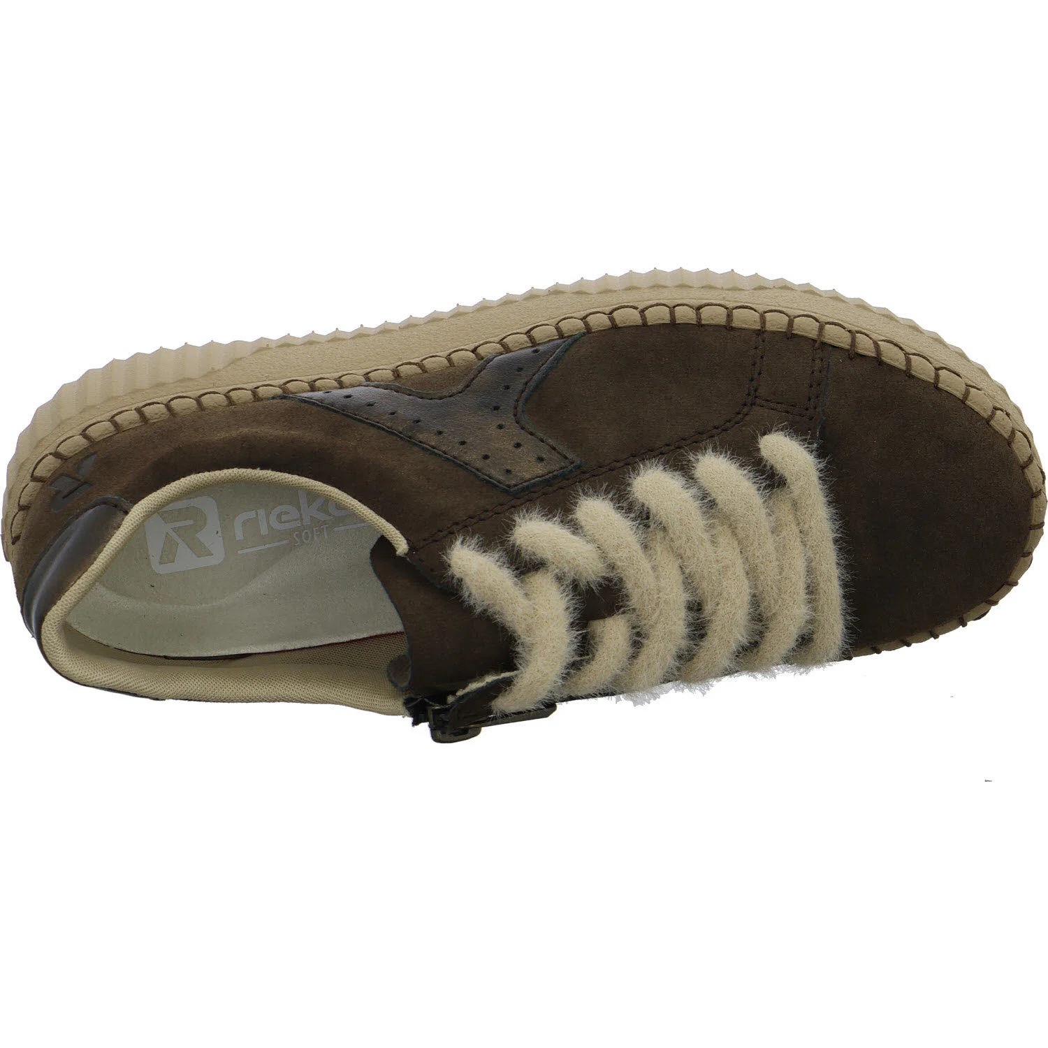 Rieker Damen Schnürschuhe N9920-25 N9920 erde/antik F (normal)