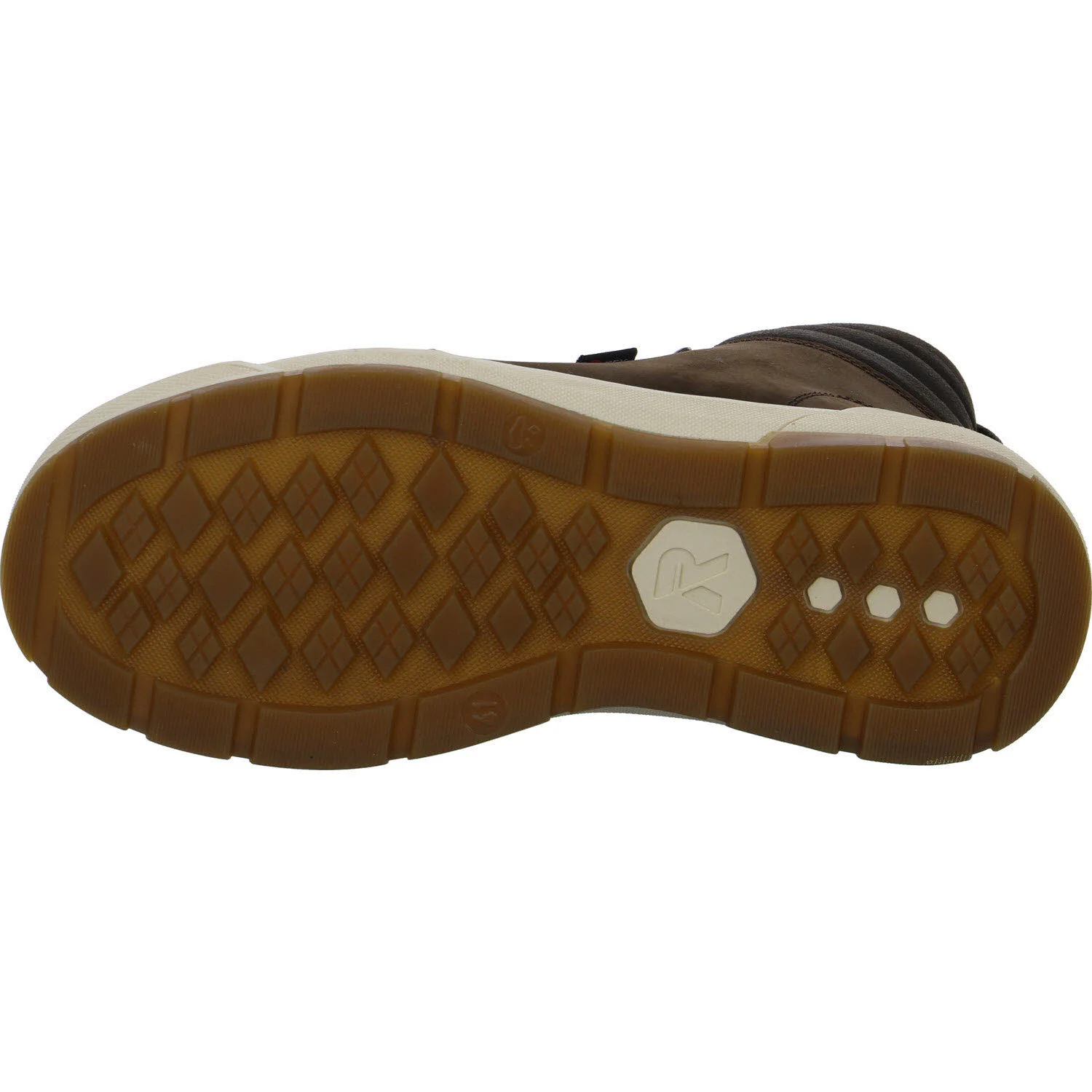 Rieker Herren Schnürstiefel warm U0071-25 U0071 cigar/braun/schwarz G 1/2 (weit)