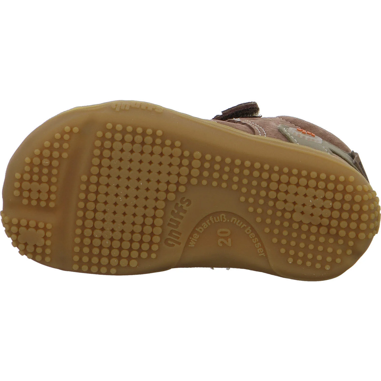 qnuffs Kinderschuh zum Schlupfen QN 0010132/220 Buche mousse/tundra WMS mittel