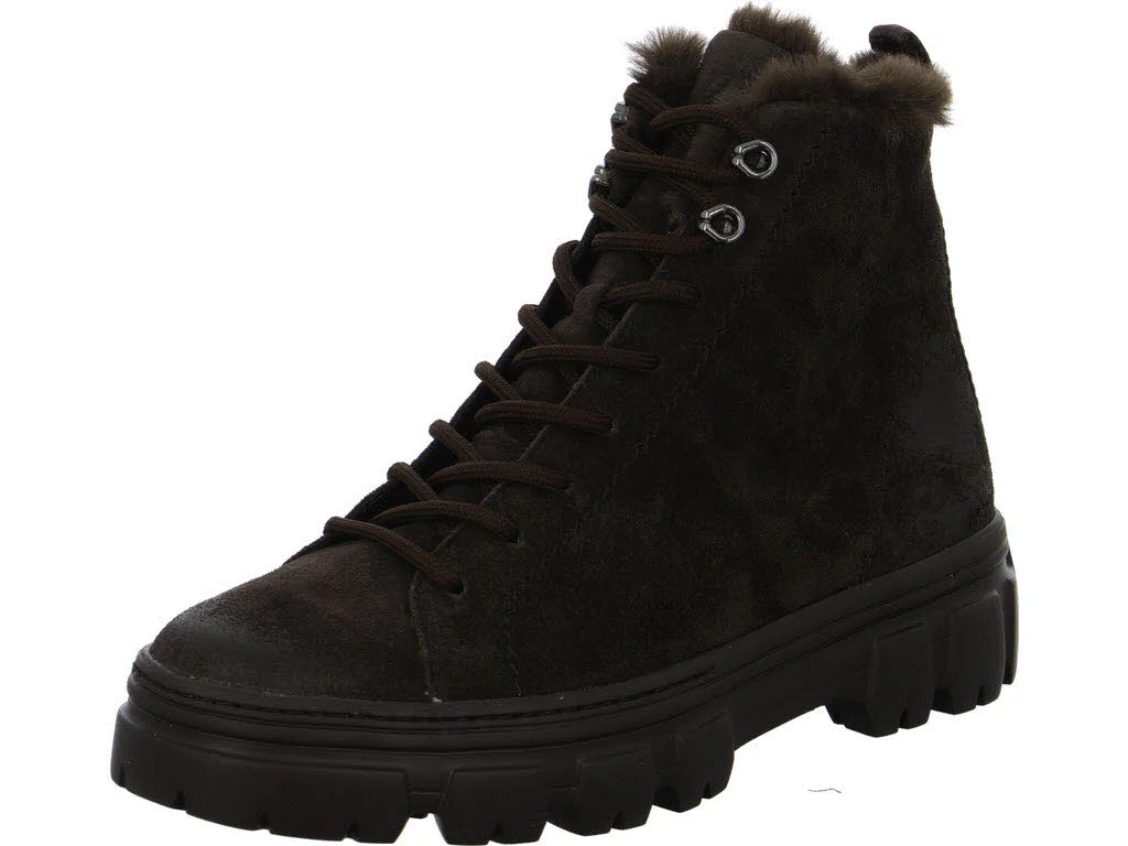 Paul Green Damen Schnürstiefel warm 5663-002 5663 mocca normal