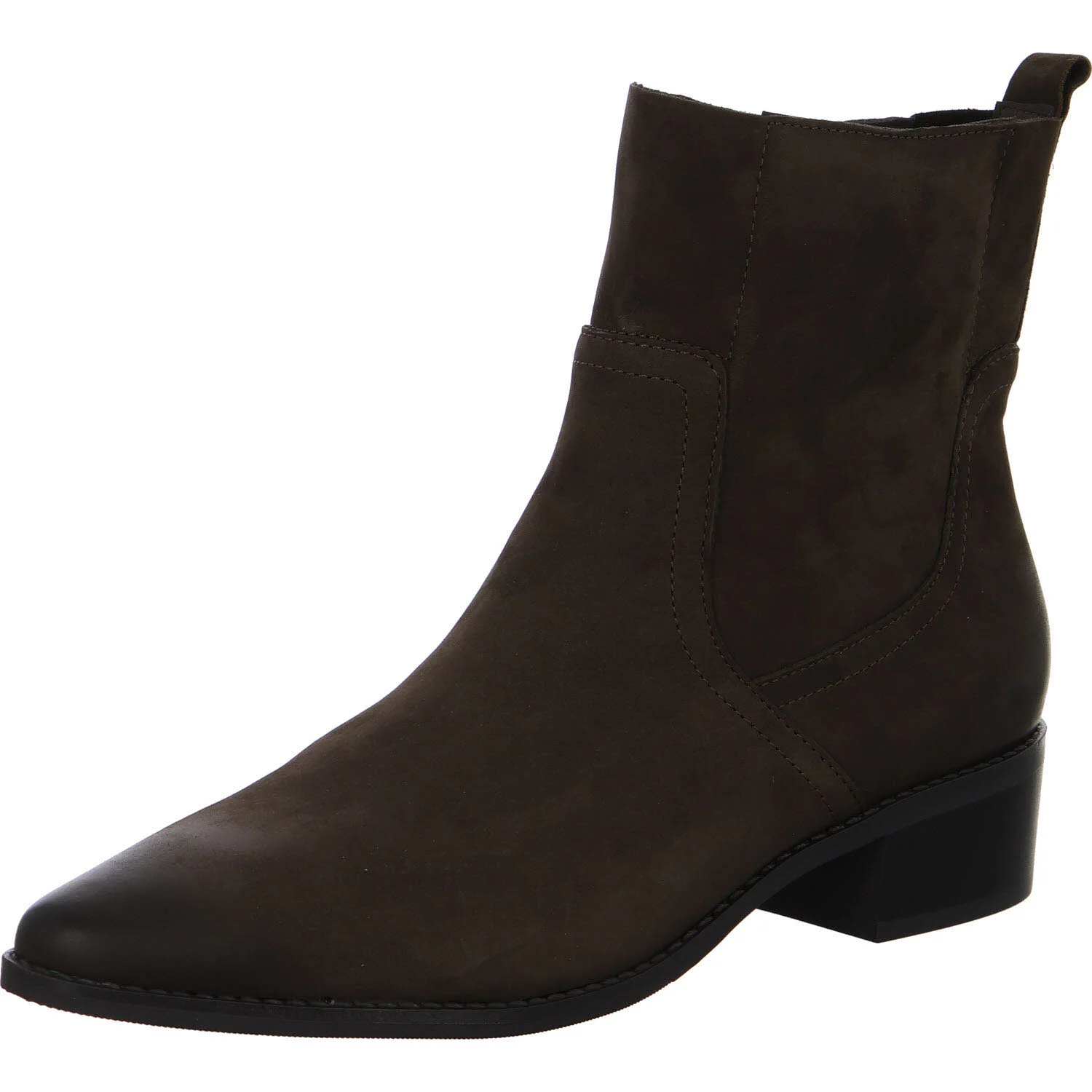 Caprice Damen Stiefeletten 9-25310-47-344 9-25310-47 dk brown nubuc G (normal)