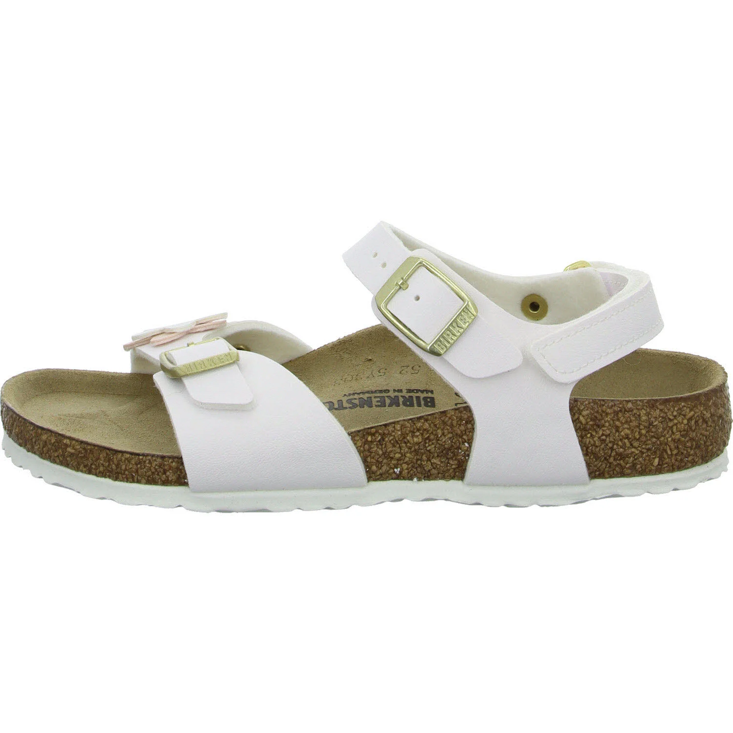 BIRKENSTOCK Kinder Sandalen 1029571 Rio Plain Flowers weiß normal