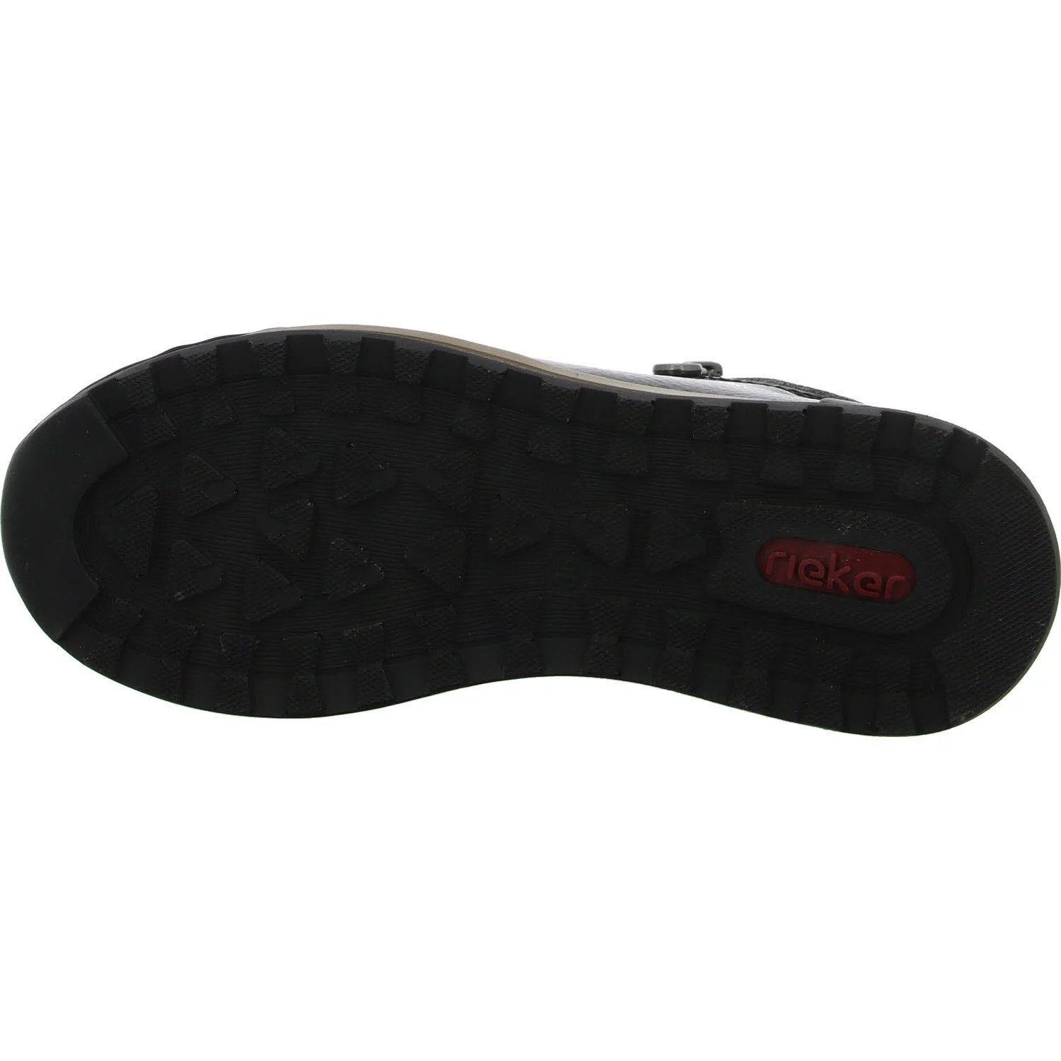 Rieker Damen Schnürschuhe N1407-00 N1407 schwarz/schwarz/schwarz H (extra weit)
