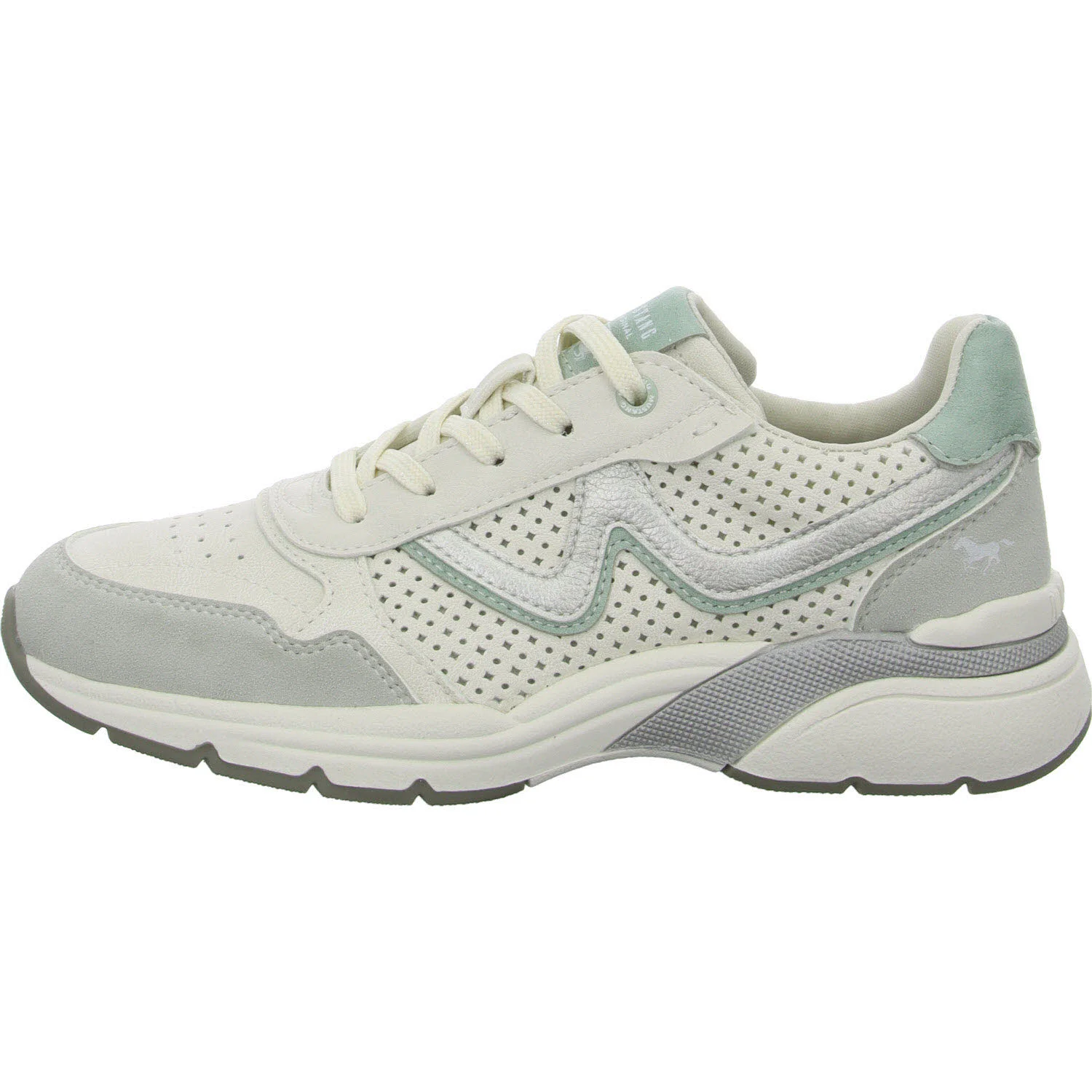 Mustang Damen Schnürschuhe 1512302-283 1512302 ice/silber normal