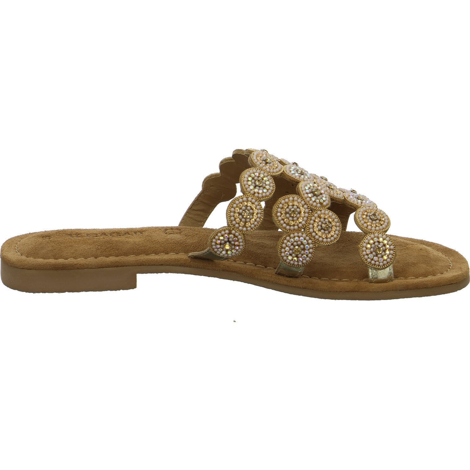TT.Bagatt Damen Pantoletten D31ASY923900-5190 D31ASY923900 gold/metalics normal