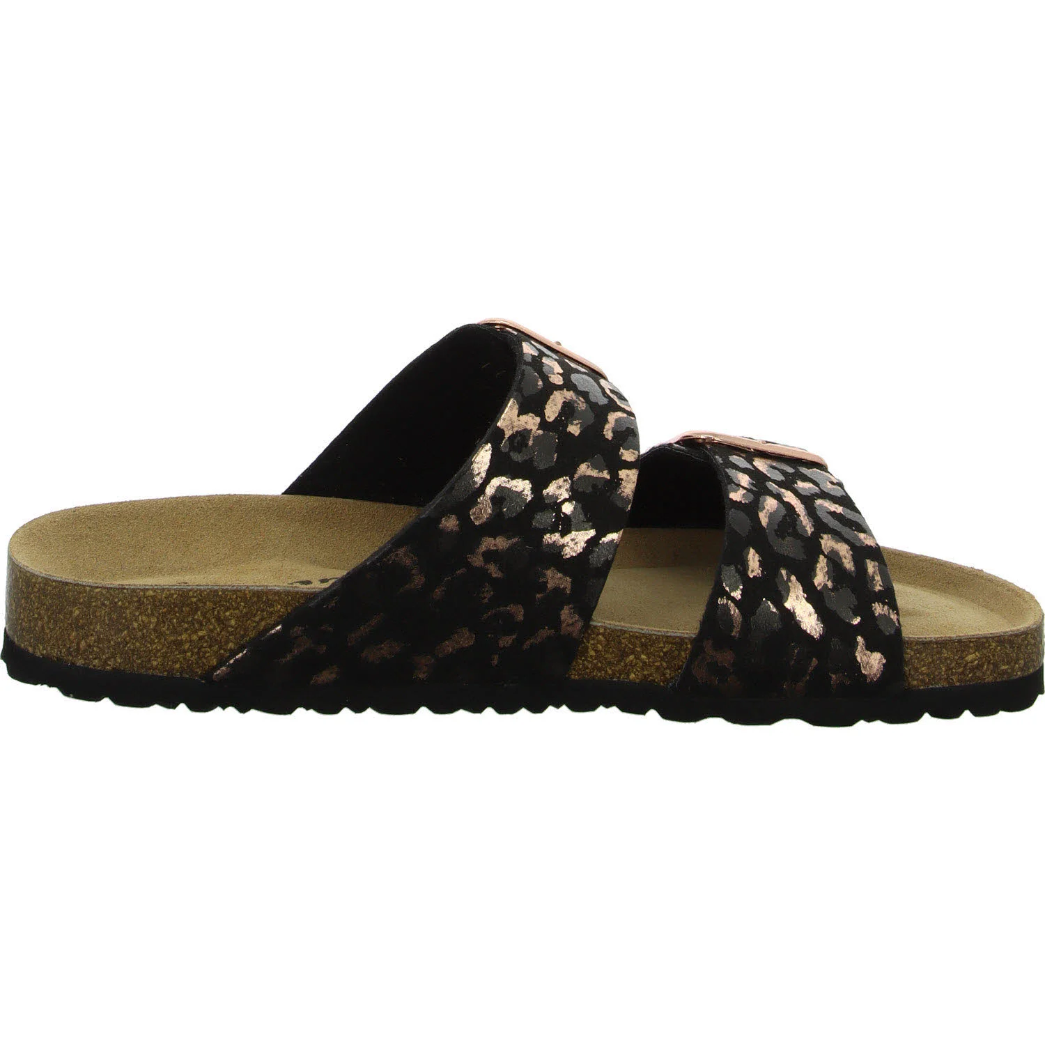 Element 7 von 8 (Bild) – Tamaris Damen Pantoletten 1-27523-46/090 1-27523-46 black/leopard normal