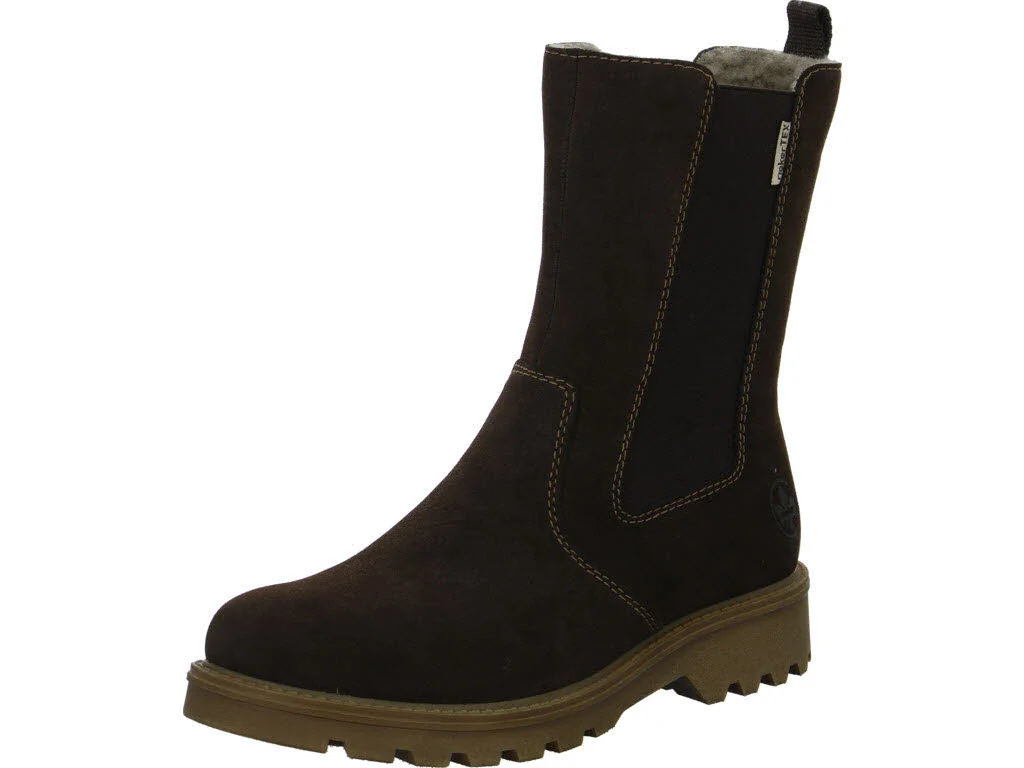 Rieker Damen Stiefelette warm 73260-25 73260 rancho/dunkelbraun F 1/2 (normal)