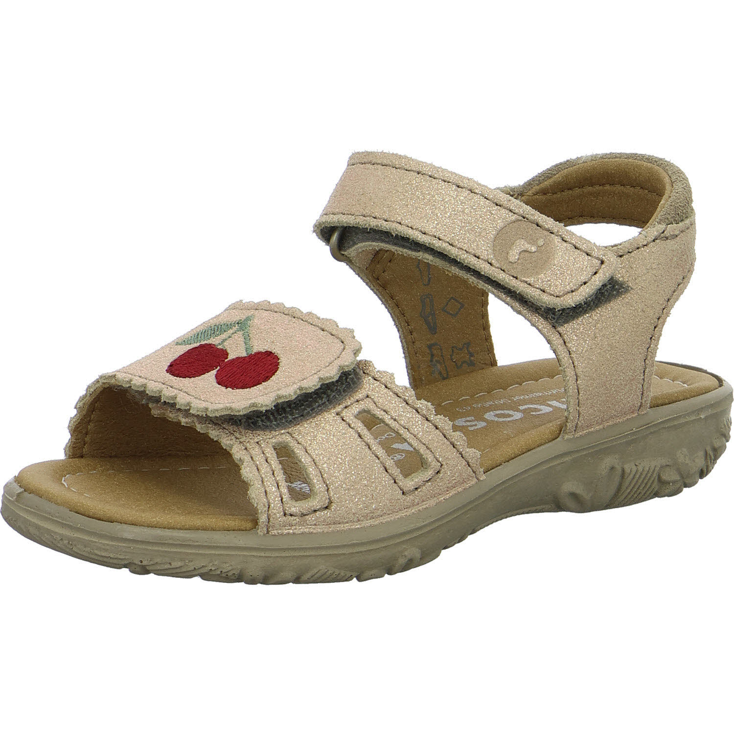 Ricosta Kinder Sandalen 50 6402402/620 Mima bronce (Kirsche) WMS mittel