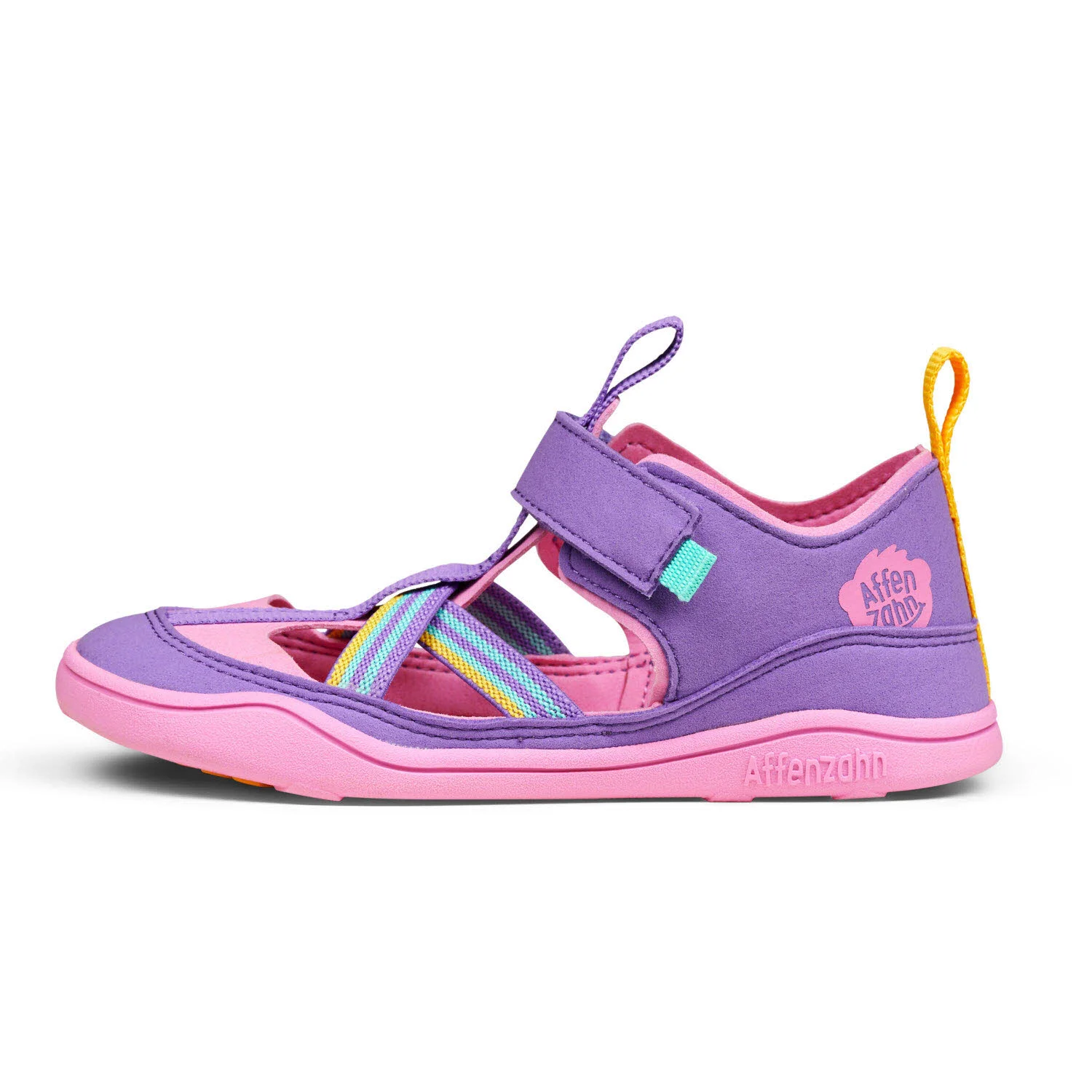 Affenzahn Kinder Sandalen 01724-40120 Sandale Vegan Breezy Kreativ Tukan pink/lila normal