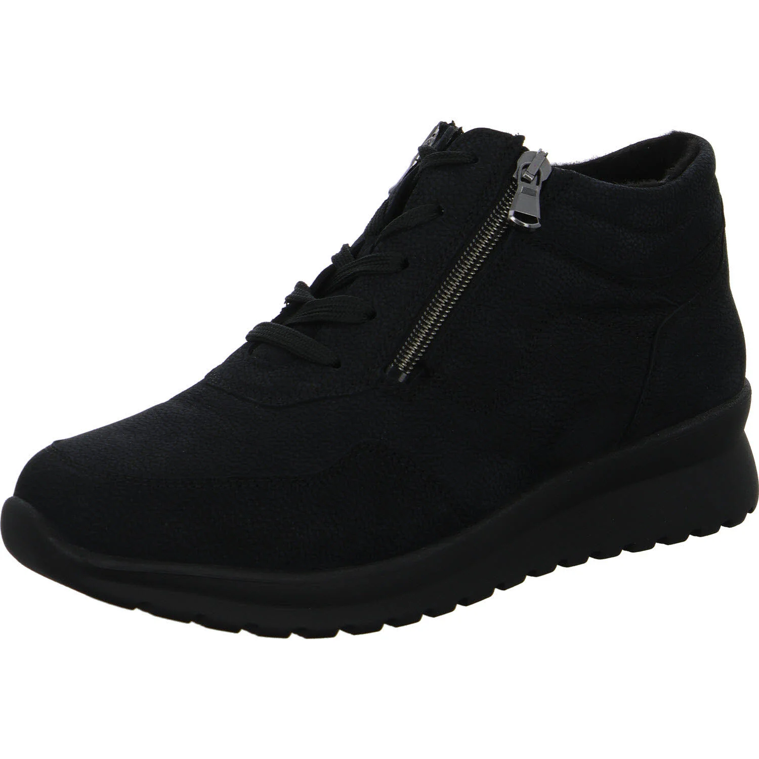 Waldläufer Damen Schnürstiefel 688801-189/099 K-Sunny nero K (extra weit)