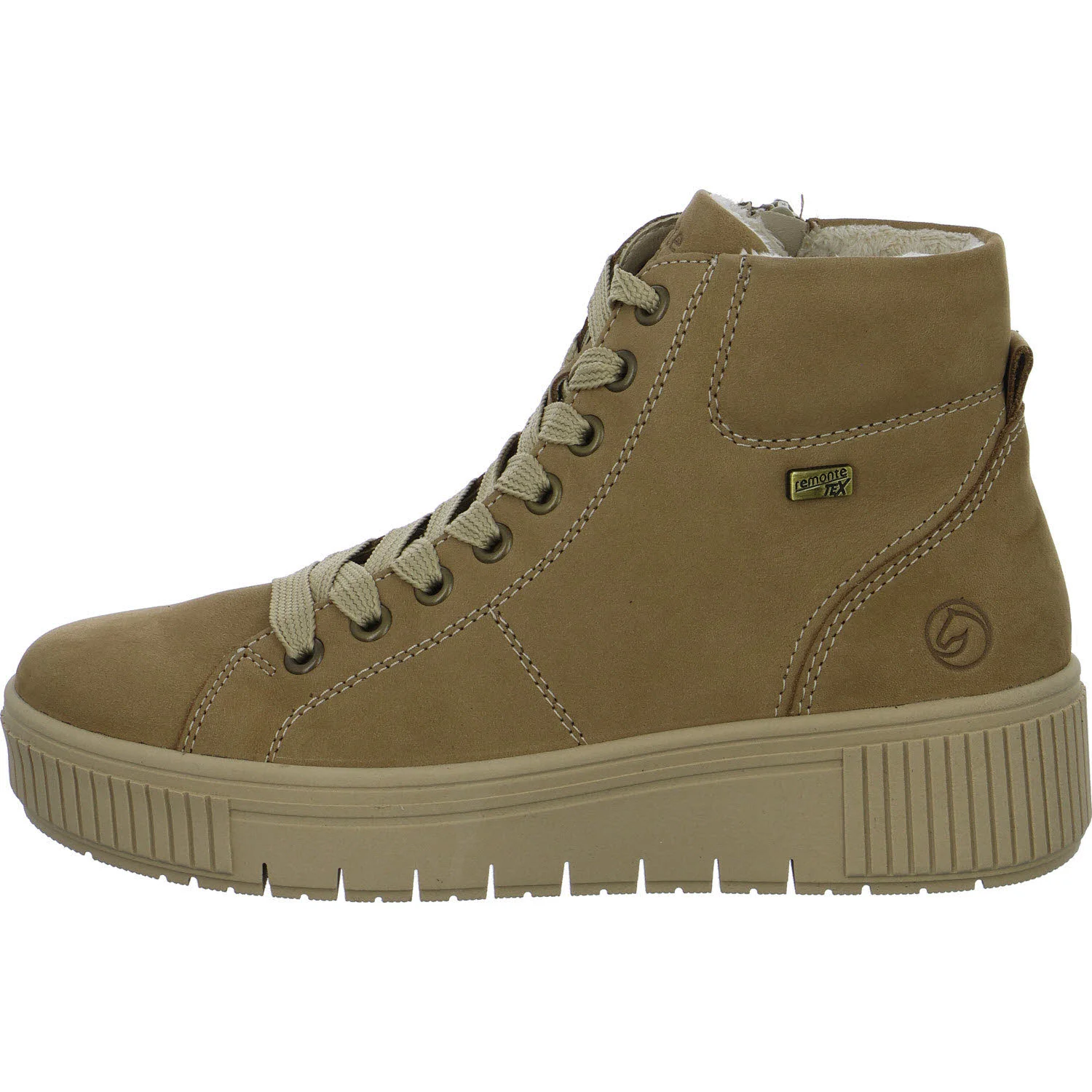 Remonte Damen Schnürstiefel warm D3B76-22 D3B76 camel G (weit)