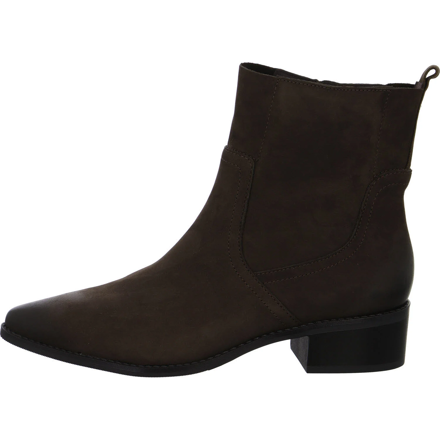 Caprice Damen Stiefeletten 9-25310-47-344 9-25310-47 dk brown nubuc G (normal)