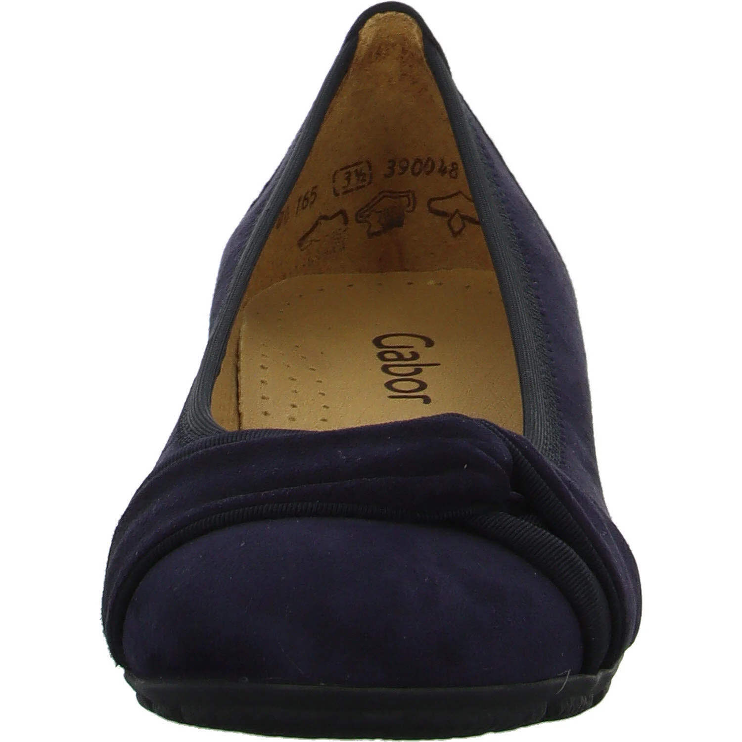 Gabor Damen Ballerina 04.165.16 04.165 dark-blue F (schmal/normal)