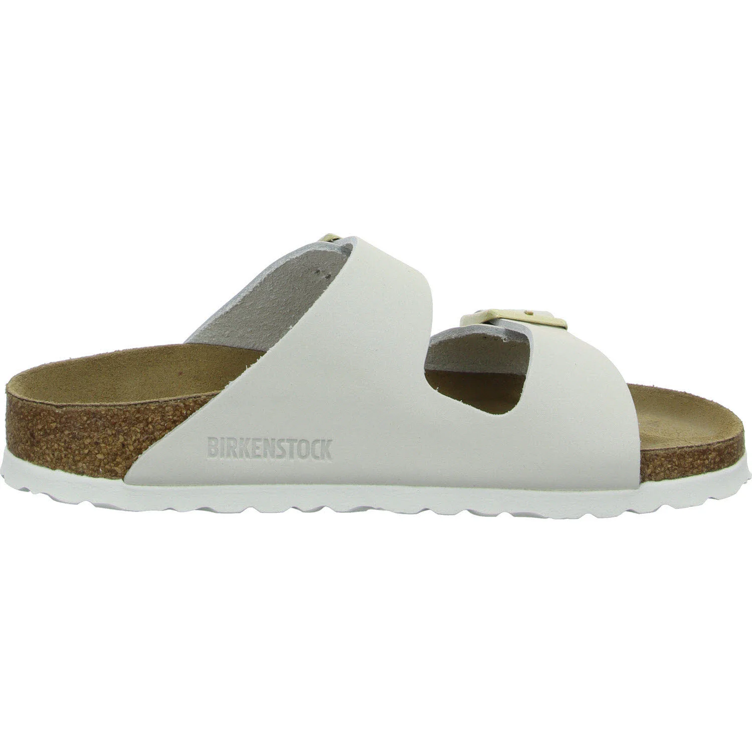 Element 7 von 8 (Bild) – BIRKENSTOCK Pantoletten 1029475 Arizona antique white schmal