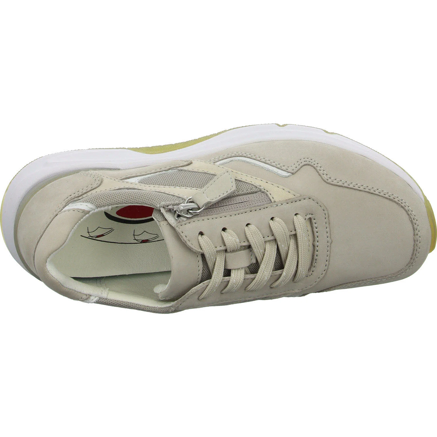 Element 8 von 8 (Bild) – Gabor Rollingsoft Damen Schnürschuhe 86.896.31 86.896 puder/weiss G (normal)