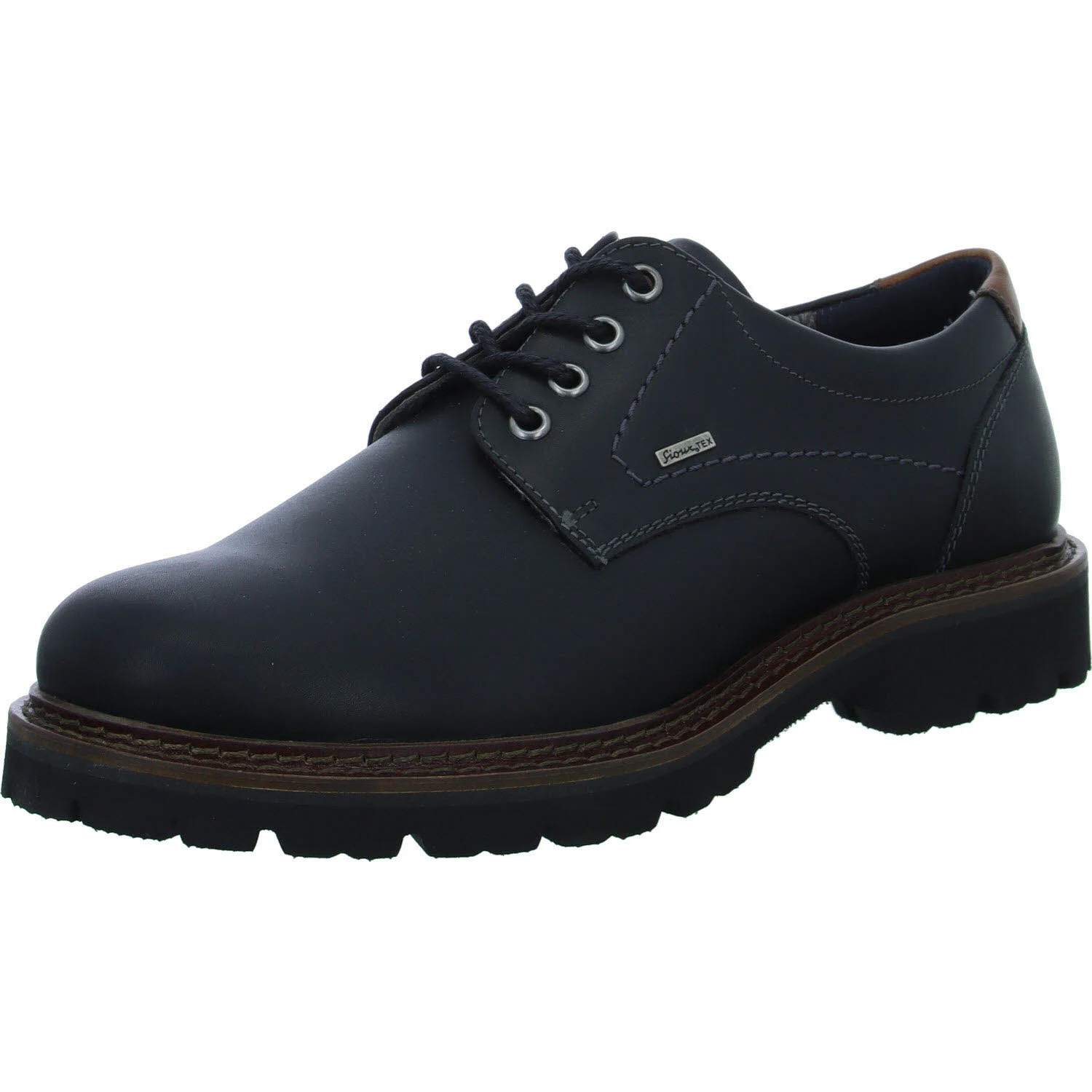 Element 2 von 8 (Bild) – Sioux Herren Schnürschuhe 38350 Adalrik-703-Tex-H schwarz H (weit)
