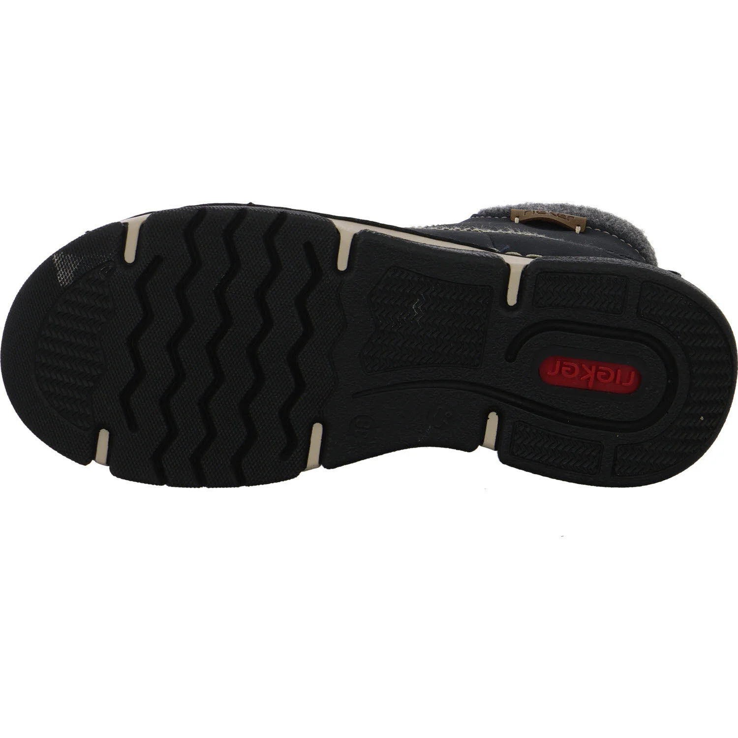 Element 5 von 8 (Bild) – Rieker Damen Schnürstiefel warm 45925-14 45925 pazifik/anthrazit/nuss F 1/2 (normal)
