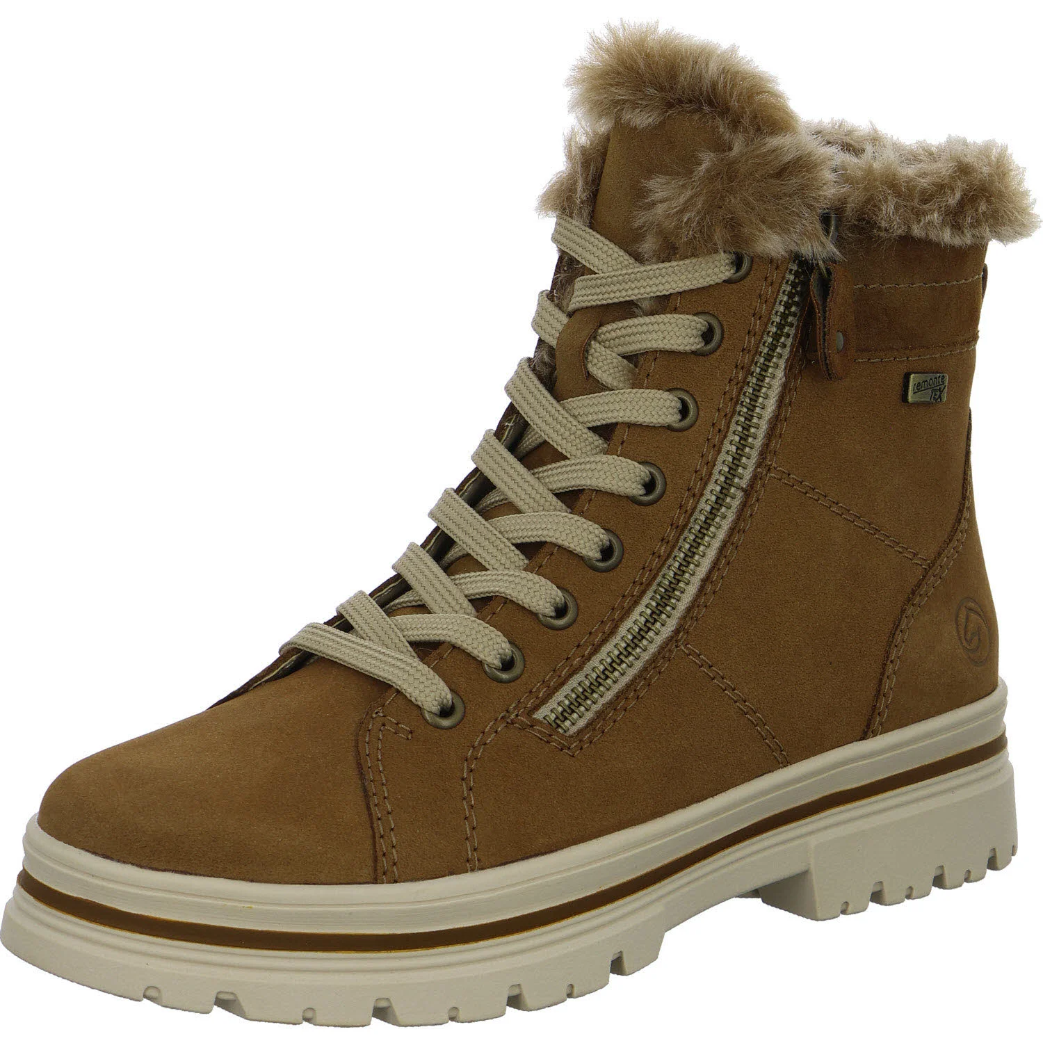 Remonte Damen Schnürstiefel warm D2U73-22 D2U73 noccia/reh/steppe G (weit)
