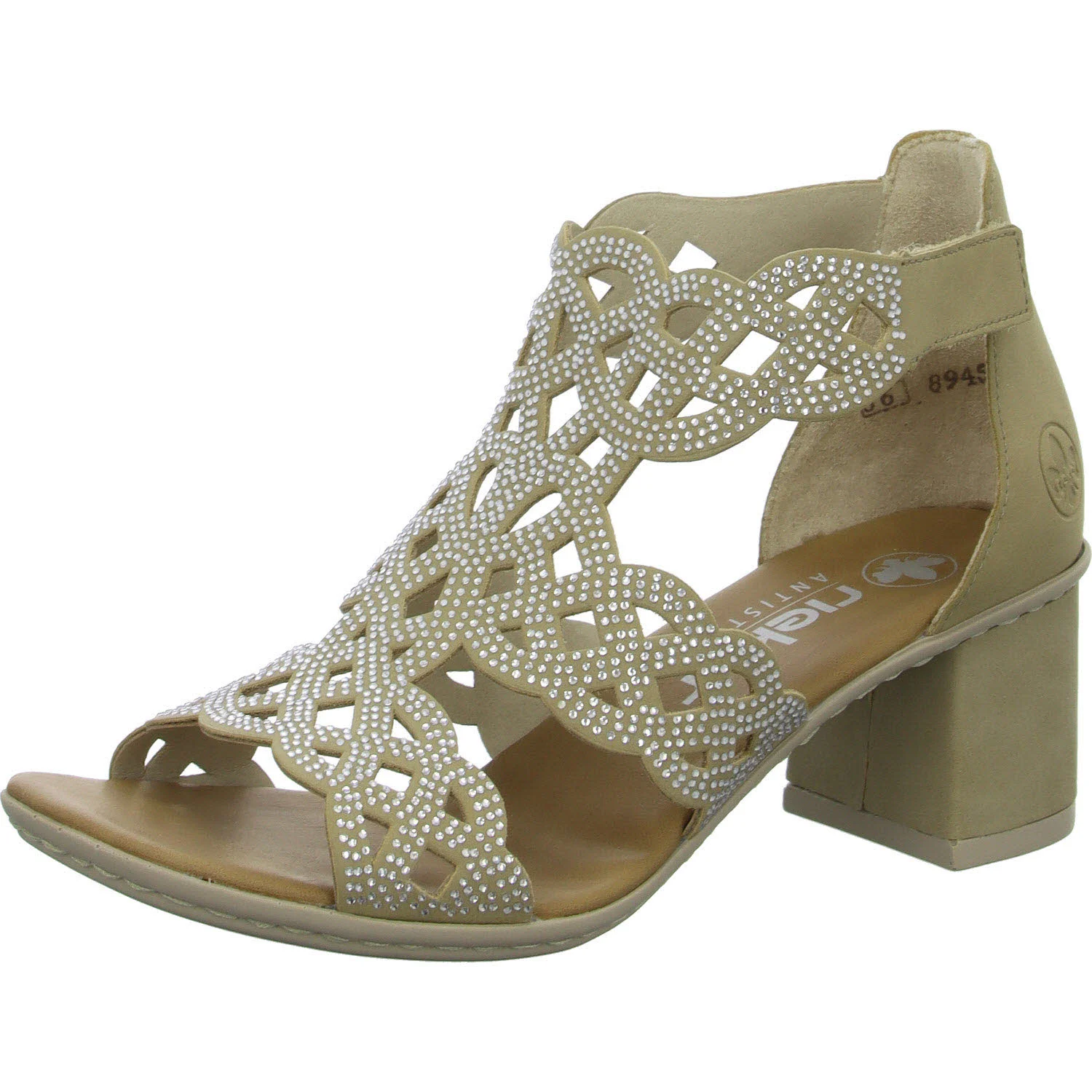 Rieker Damen Sandalen 64773-61 64773 porzellan F (normal)