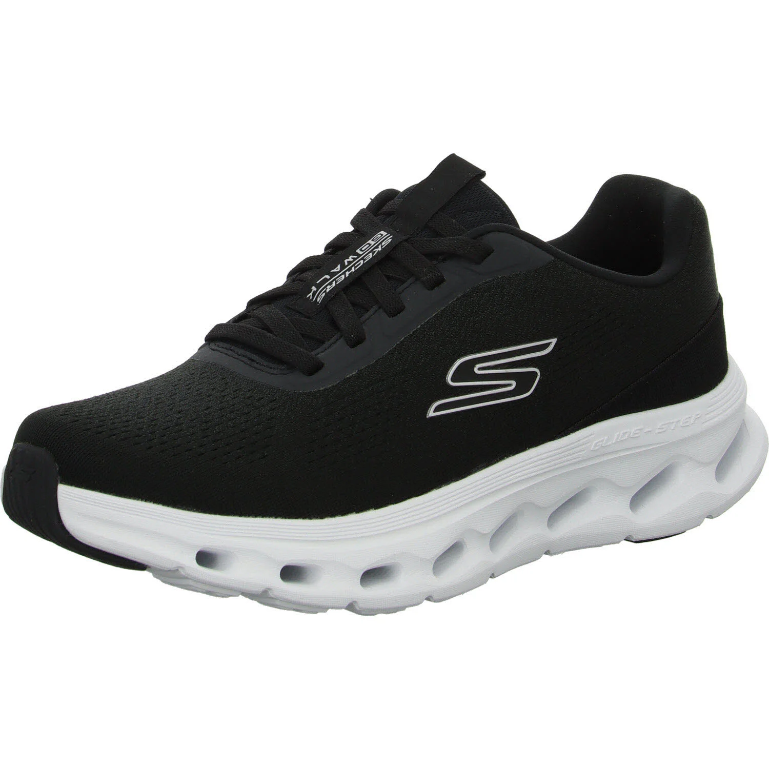 Skechers Herren Slipper 217020 BKW Glide-Step 2.0 - VIC black/white normal