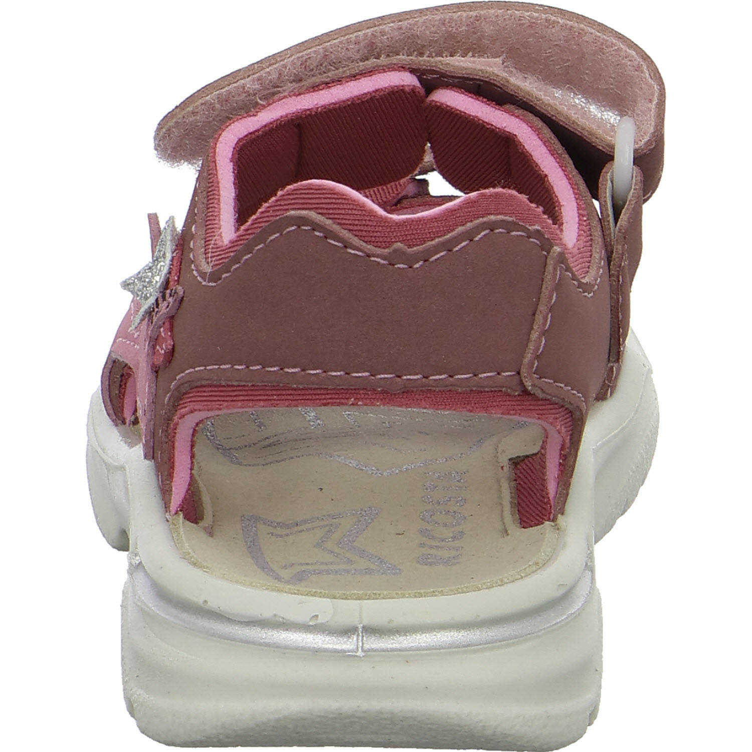 Ricosta Kinder Sandalen 50 6702400/320 Uni sucre/rosewood WMS mittel