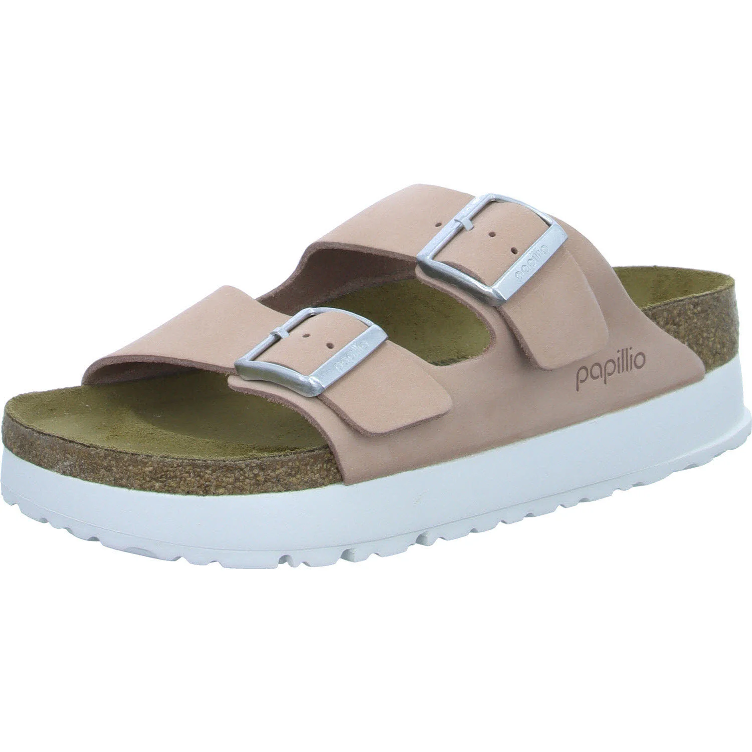 Element 2 von 8 (Bild) – Papillio von BIRKENSTOCK Pantoletten 1026894 Arizona PAP Flex Platform soft pink schmal