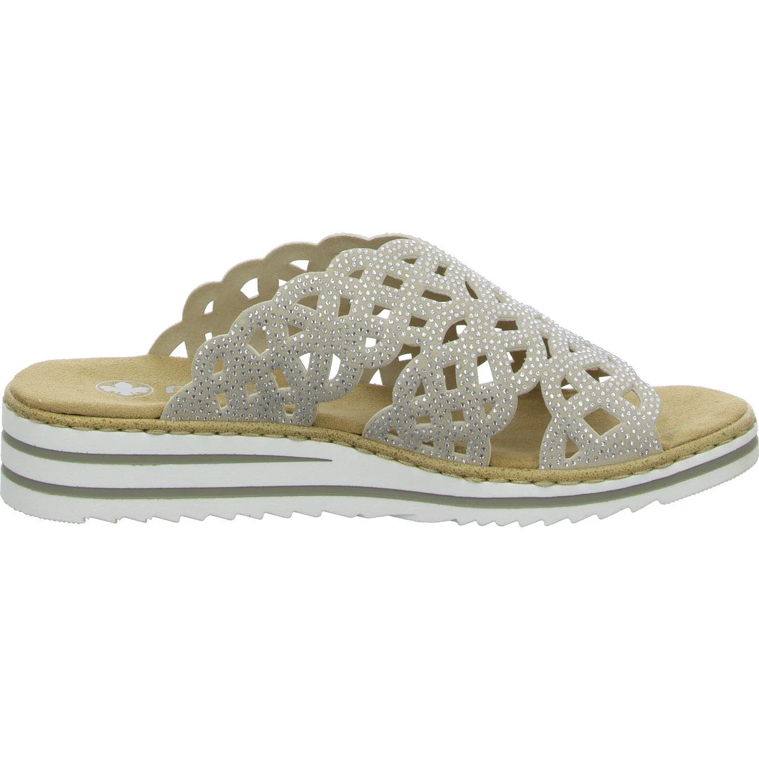 Rieker Damen Pantoletten V0689-63 V0689 ginger E 1/2 (schmal)