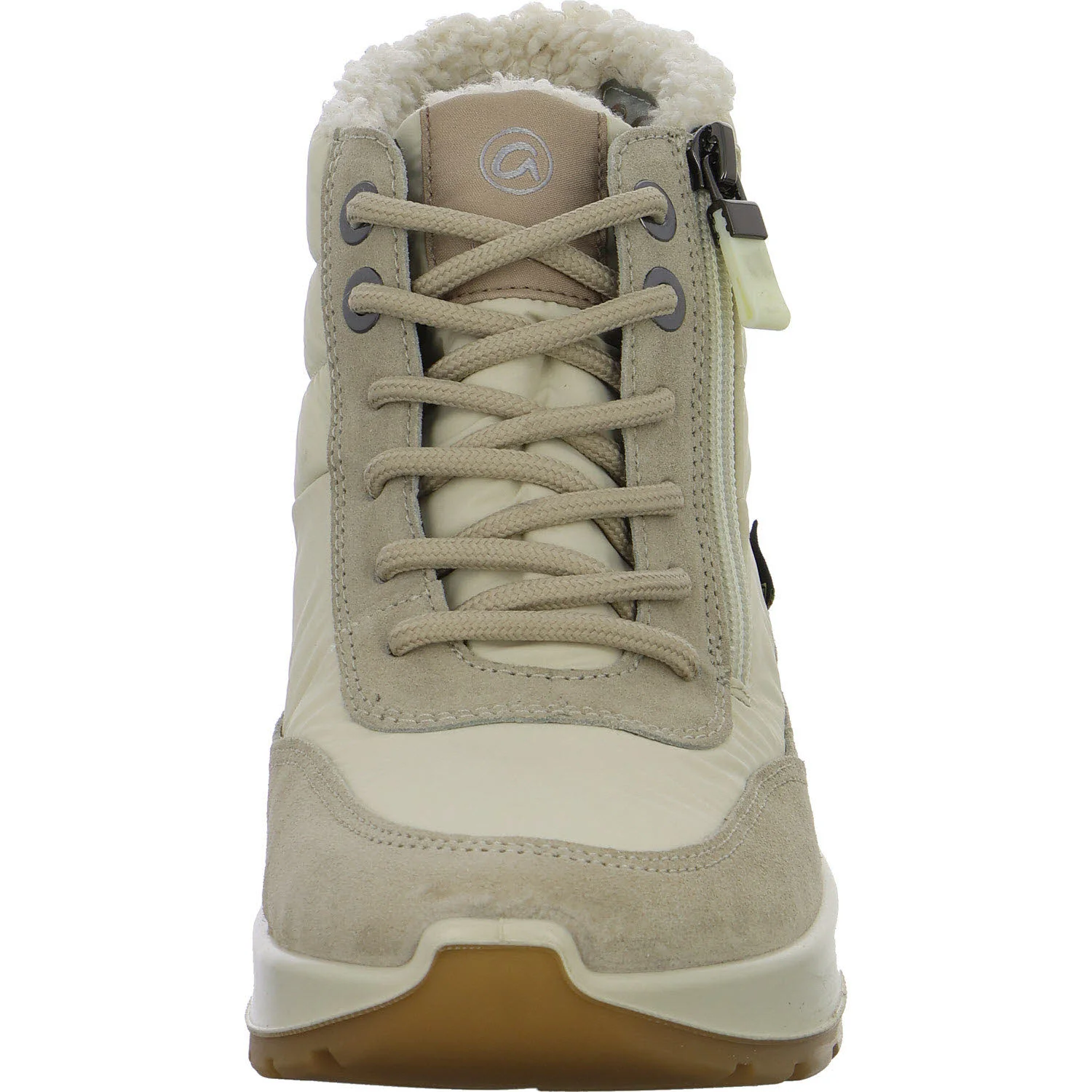 Ara Damen Schnürstiefel warm 12-25106-05 New York shell, cream, moon H (weit)