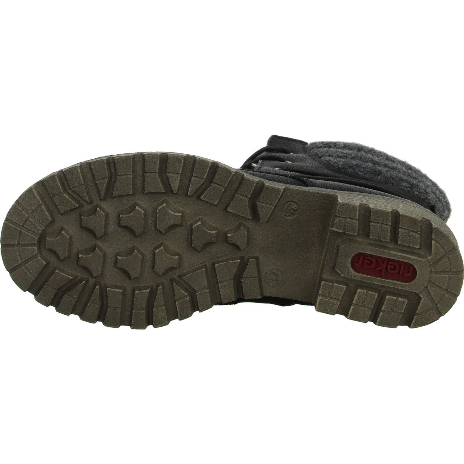 Element 5 von 8 (Bild) – Rieker Damen Schnürstiefel warm 78531-00 78531 schwarz/anthrazit F (normal)