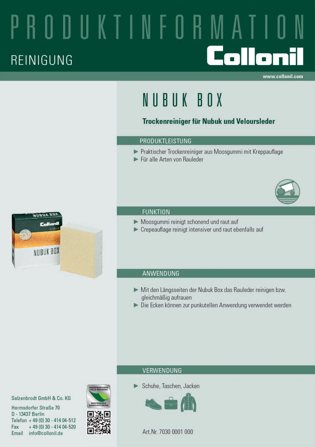 Element 2 von 2 (Bild) – Collonil Trockenreinigung 70300001000 Nubuk Box