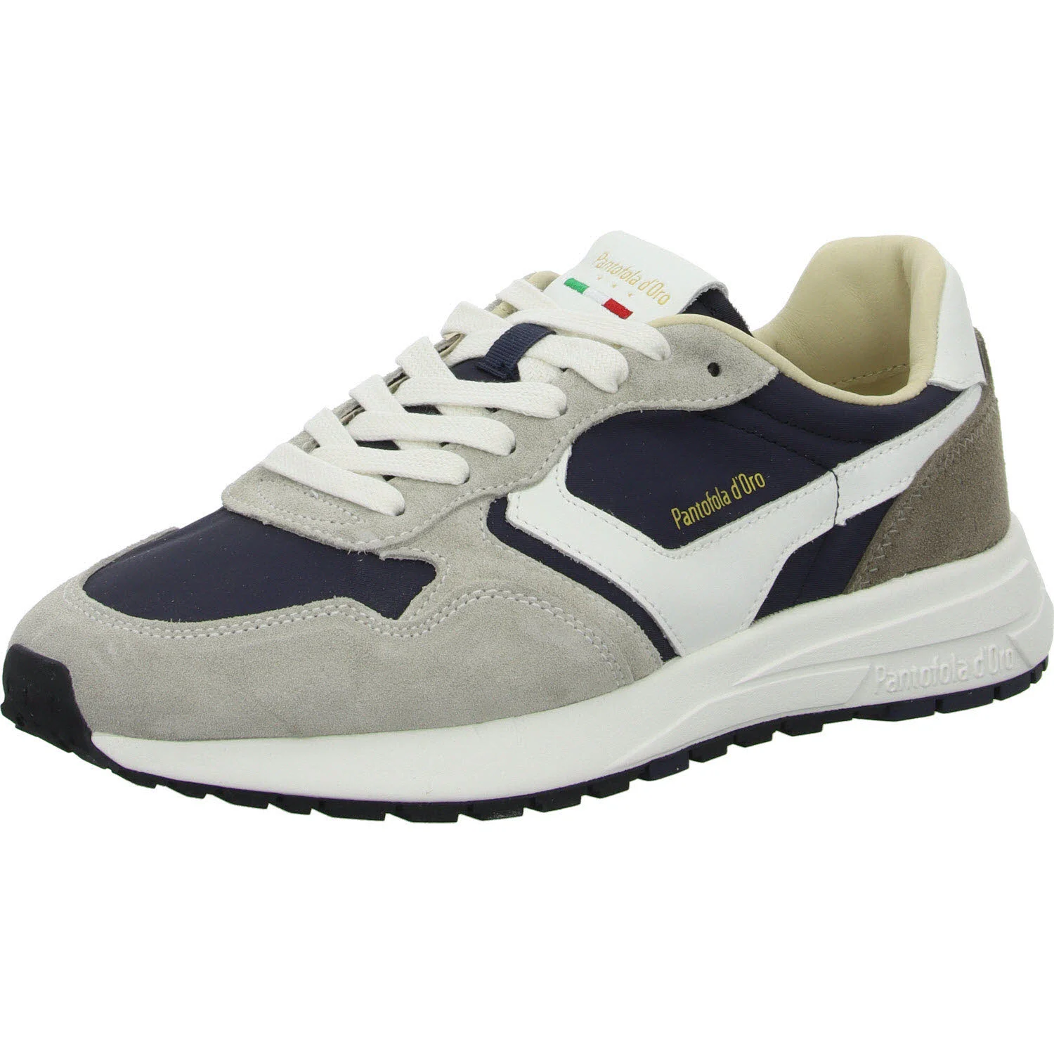 Pantofola d'Oro Herren Schnürschuhe PD001001251M-01 9119 CAMMINARE grey/navy normal