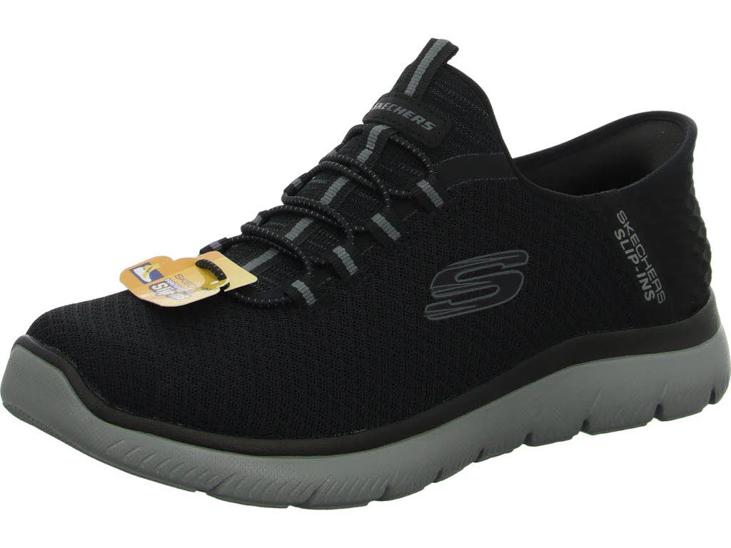 Skechers Herren Slipper 232457W BKCC Summits - High Range black/charcoal weit