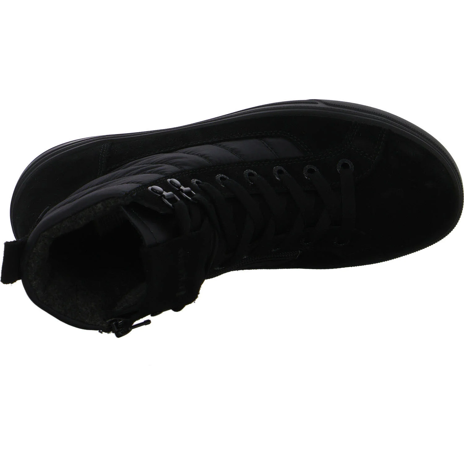 Legero Damen Schnürstiefel warm 2-000481-0000 Milena schwarz (schwarz) H (weit)