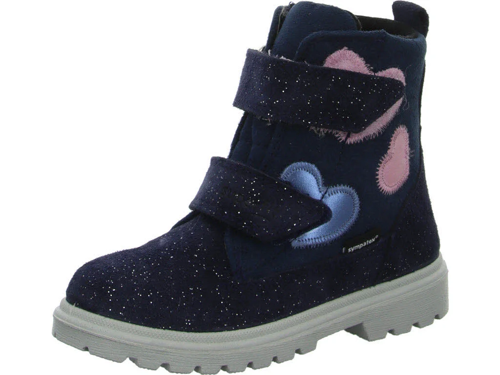 Superfit Kinder Schaftstiefel 1-000901-8000 Spirit blau/rosa WMS mittel