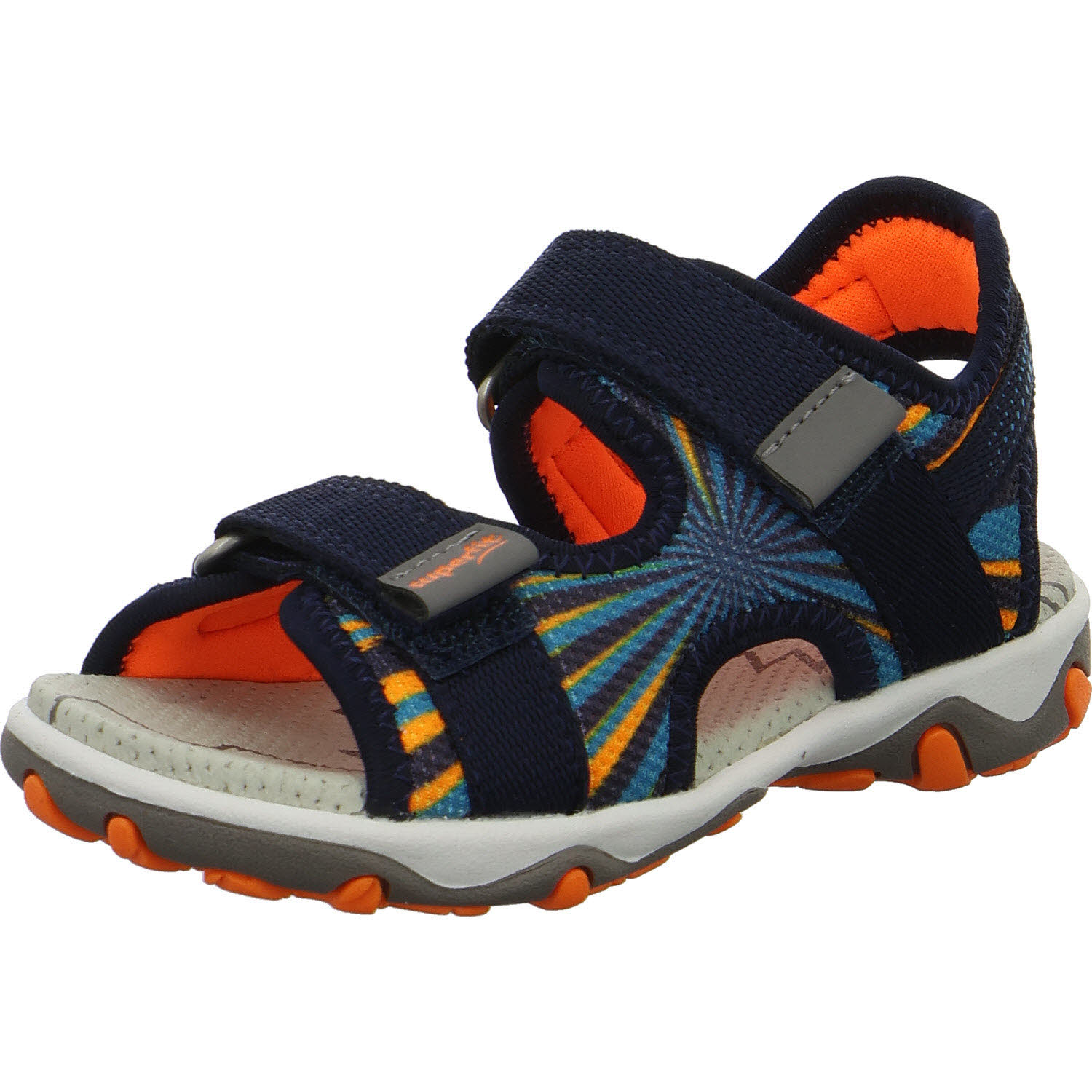 Superfit Kinder Sandalen 1-009465-8020 Mike 3.0 blau/orange WMS mittel