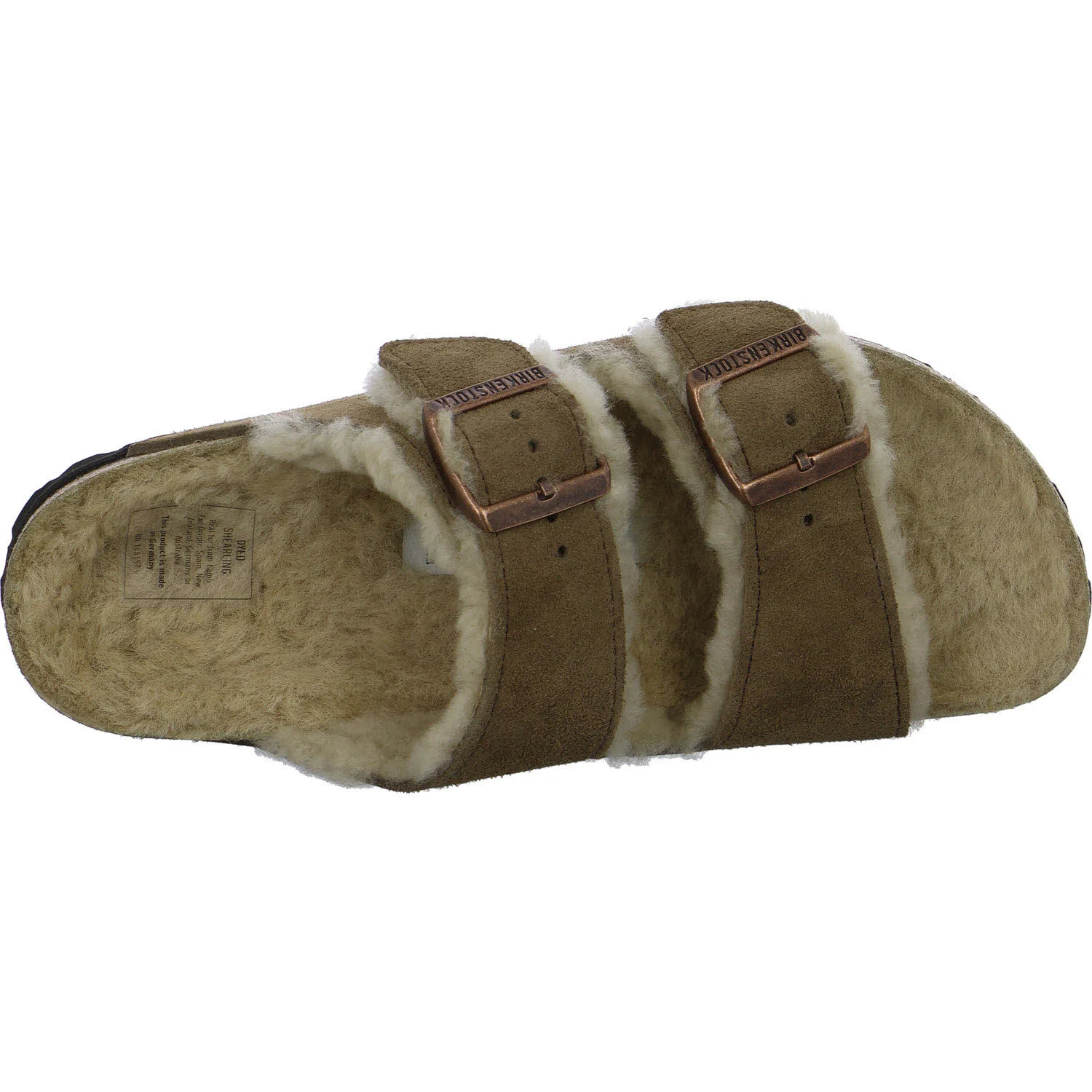 Element 8 von 8 (Bild) – BIRKENSTOCK Pantoletten 1033169 Arizona Shearling dark tea schmal
