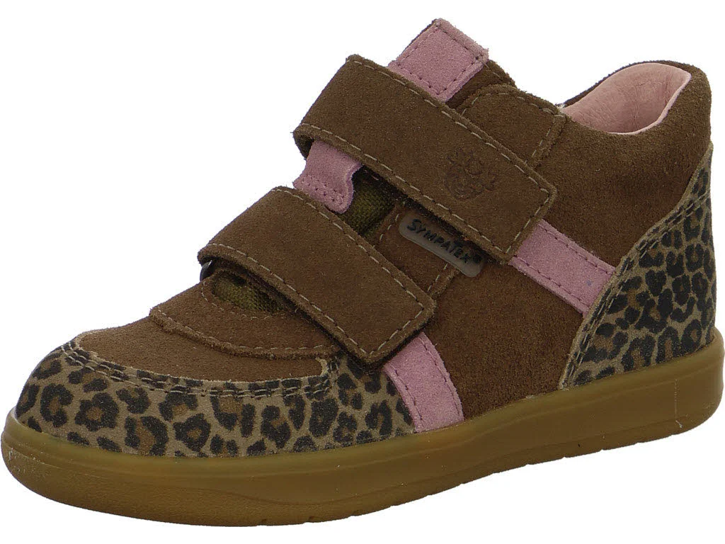 Ricosta Kinderschuh zum Schlupfen 50 2402802/270 Nero kastanie/rosa WMS mittel