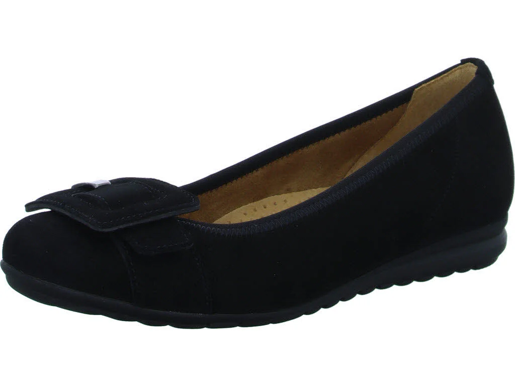 Element 1 von 8 (Bild) – Gabor Damen Ballerina 52.626.47 52.626 schwarz G (normal)