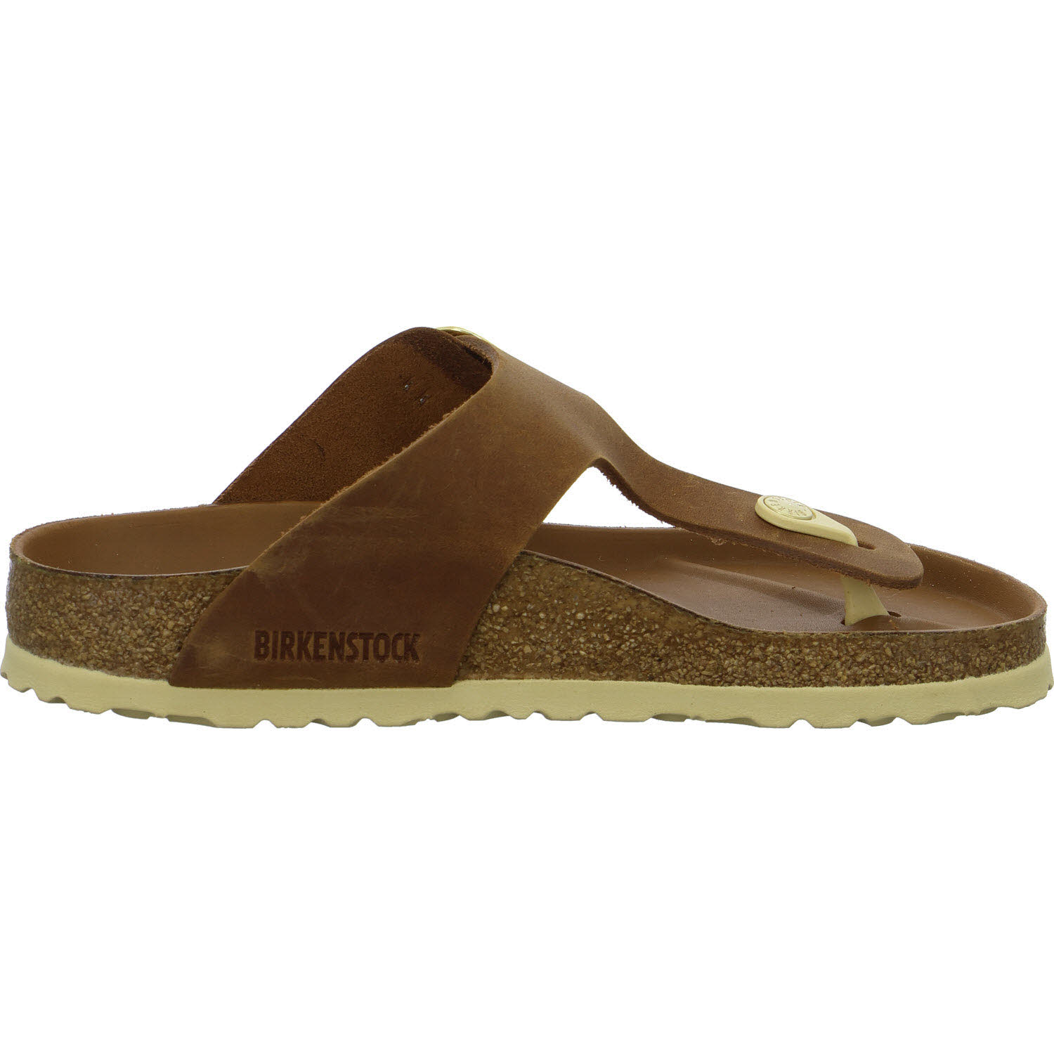 BIRKENSTOCK Pantoletten 1018745 Gizeh Big Buckle cognac normal