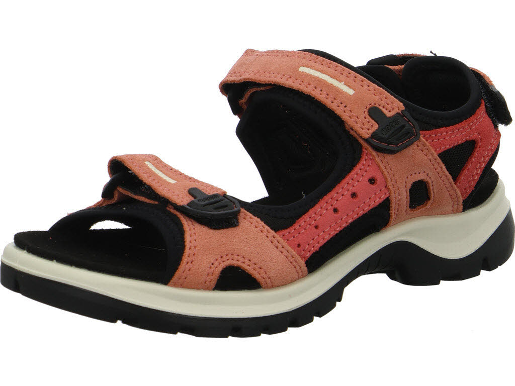 Ecco Damen Sandalen 069563/61539 Offroad burnt coal/spiced coral normal