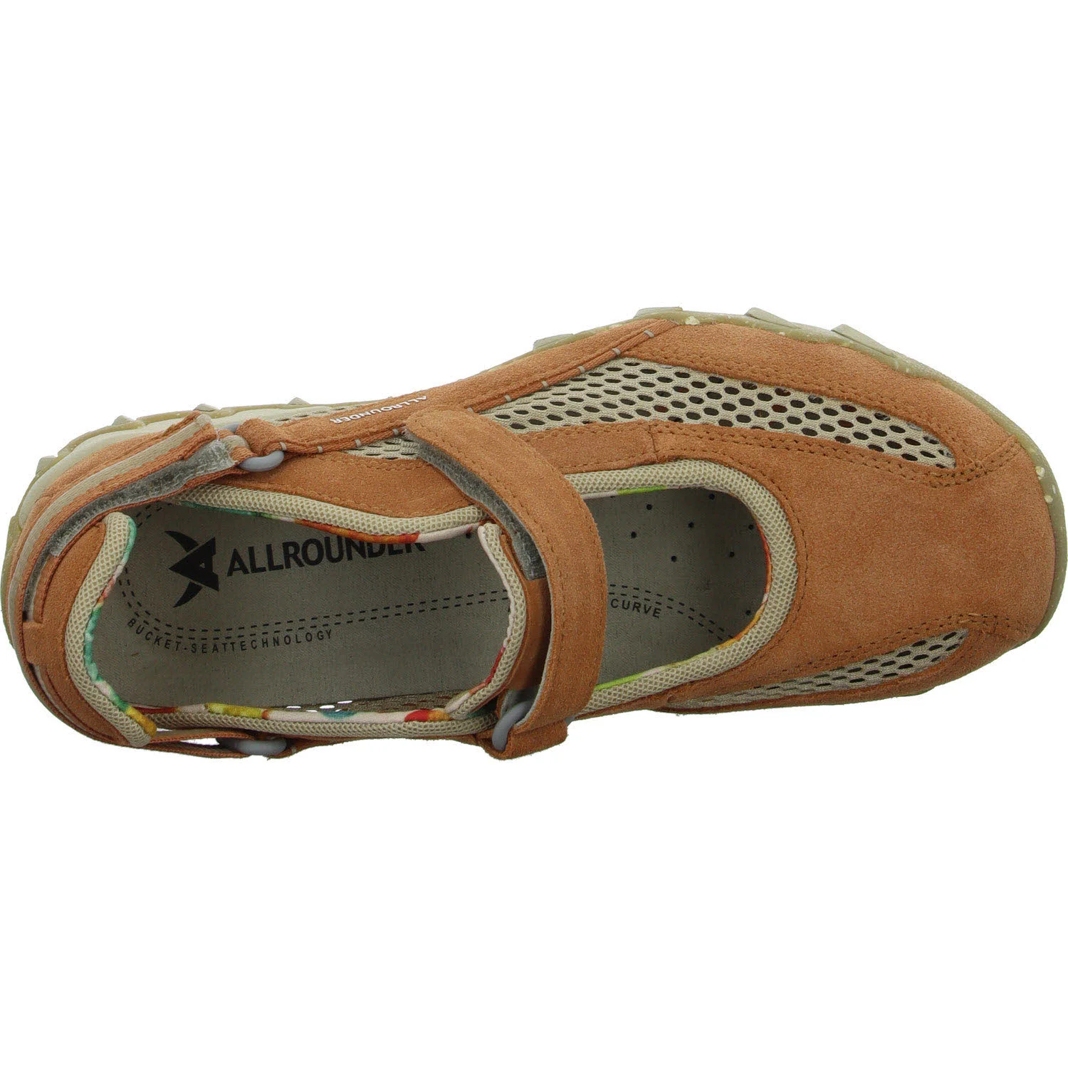 Allrounder by Mephisto Damen Slipper P2008627 Niro caramello/lamb normal