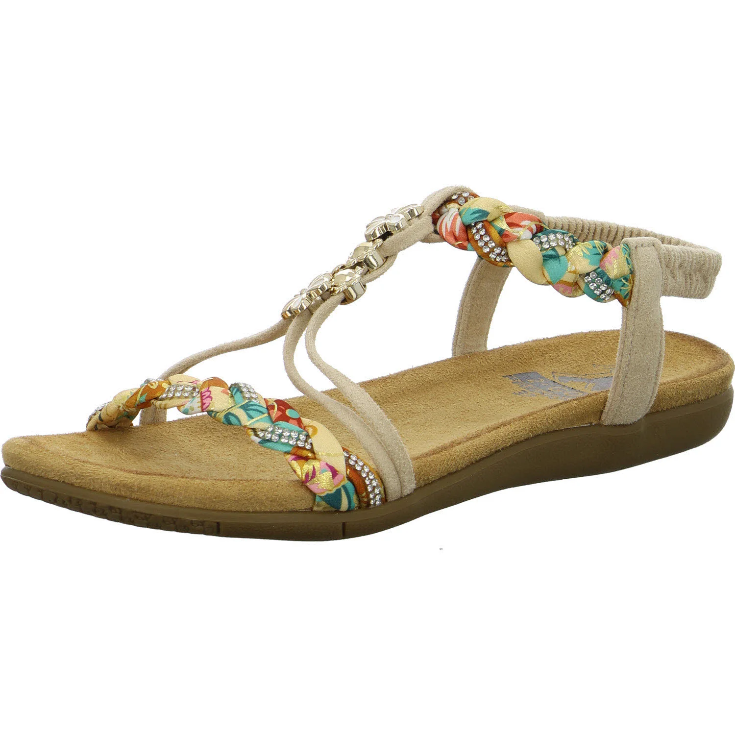 2go Fashion Damen Sandalen 8018830-4 8018830 beige normal