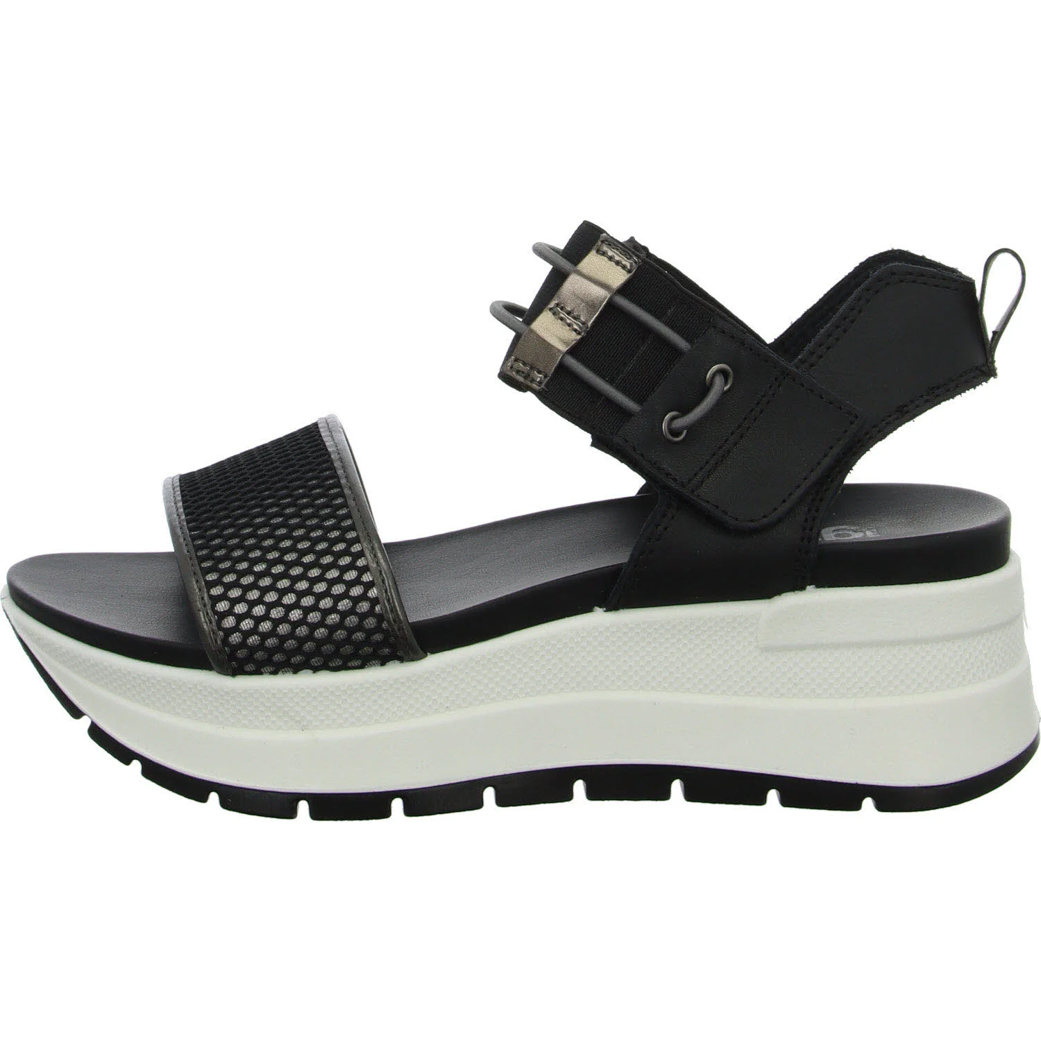 IGI&Co Damen Sandalen 7677500/57359 D.SIRENA nero/nero-c.fuc normal