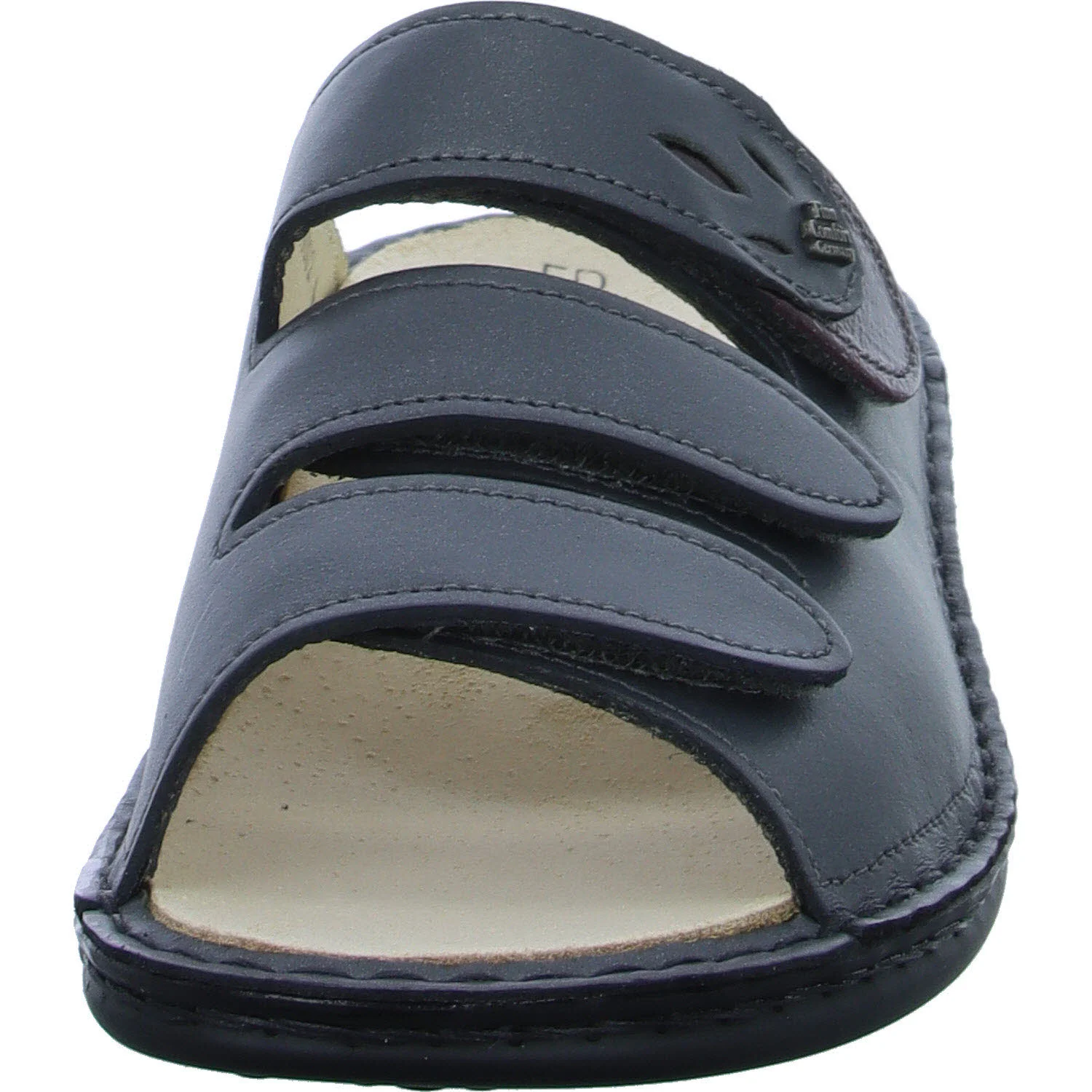 Element 3 von 8 (Bild) – Finn Comfort Damen Pantoletten 02554-902824 Kos ANTHRAZIT/AMARONE weit