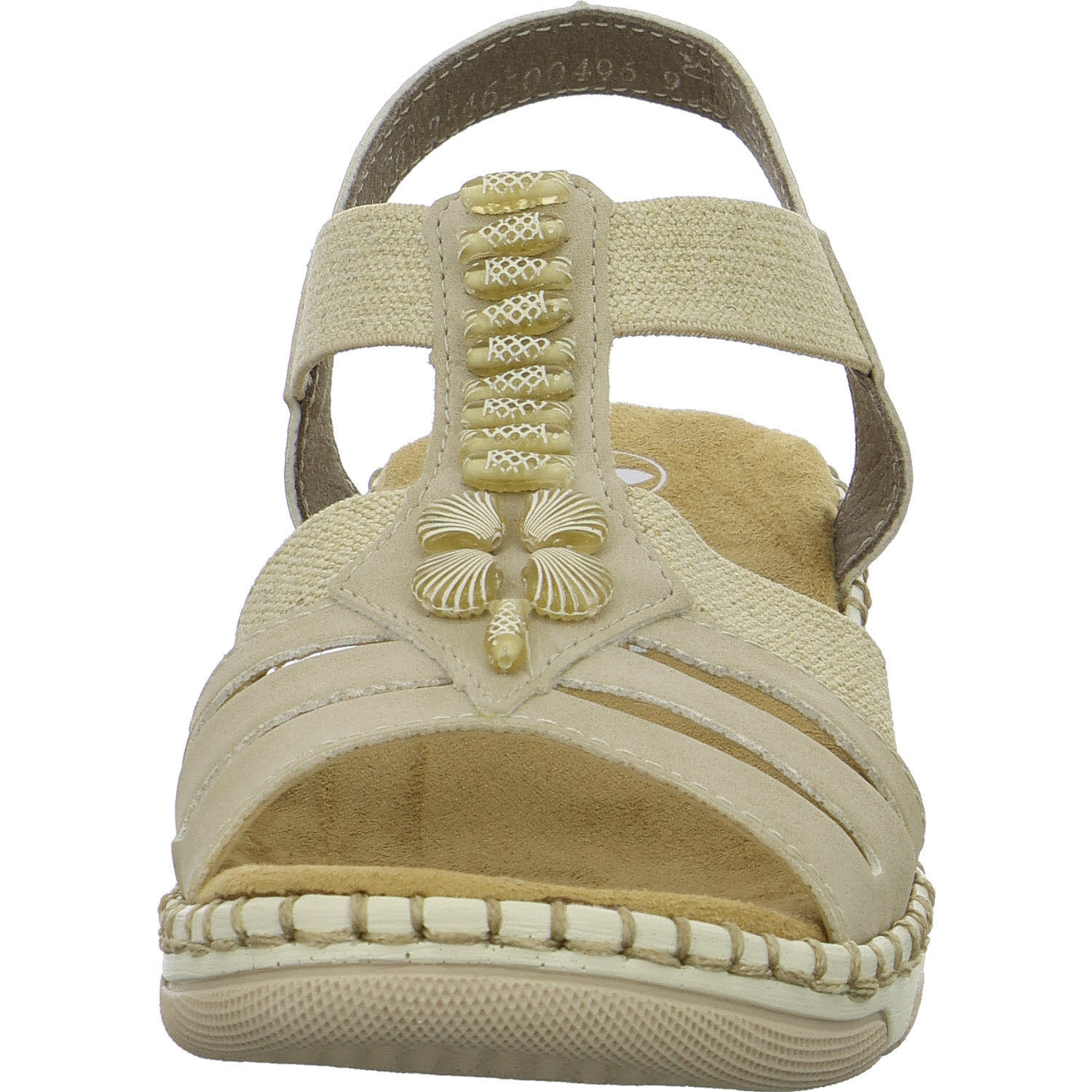 Rieker Damen Sandalen 66201-62 66201 ginger H (extra weit)