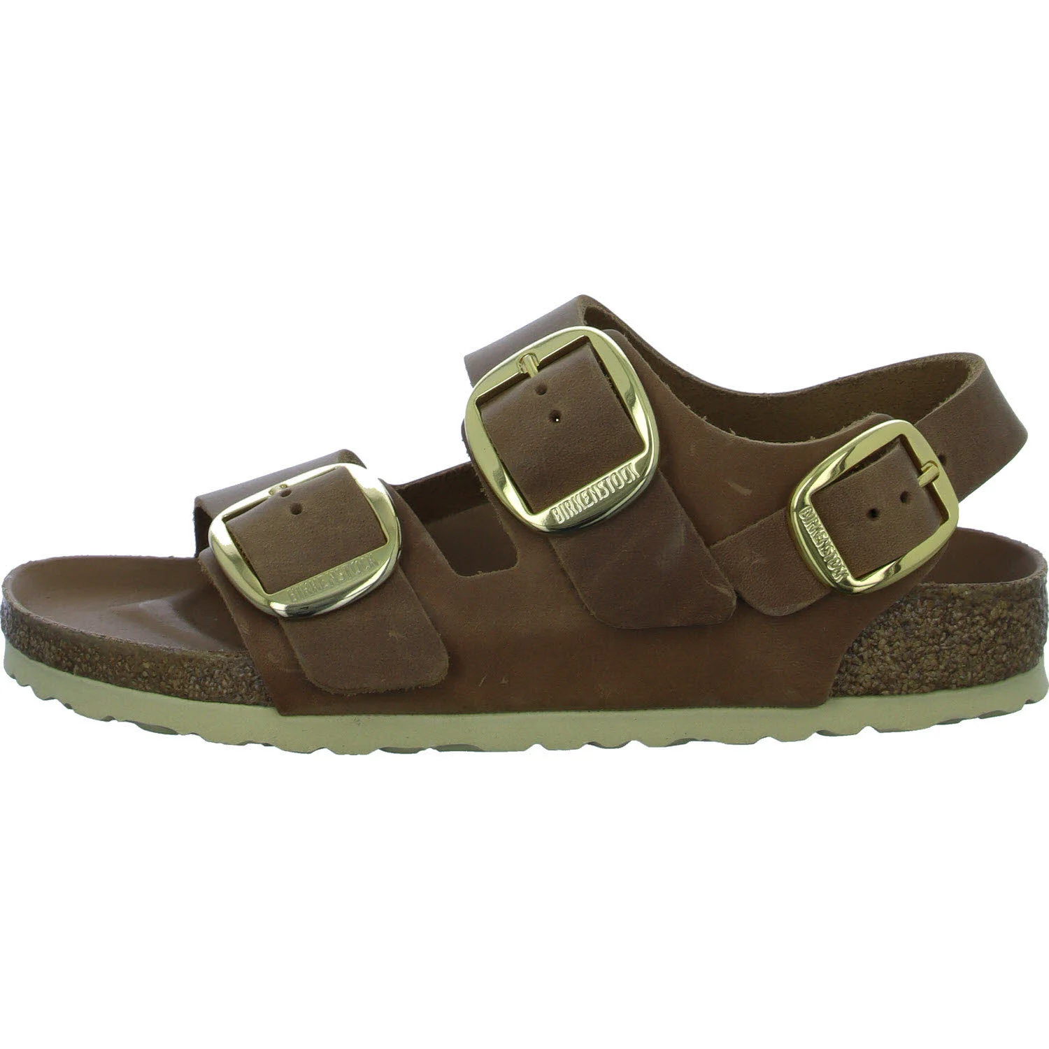 Element 6 von 8 (Bild) – BIRKENSTOCK Damen Sandalen 1024067 Milano Big Buckle cognac schmal