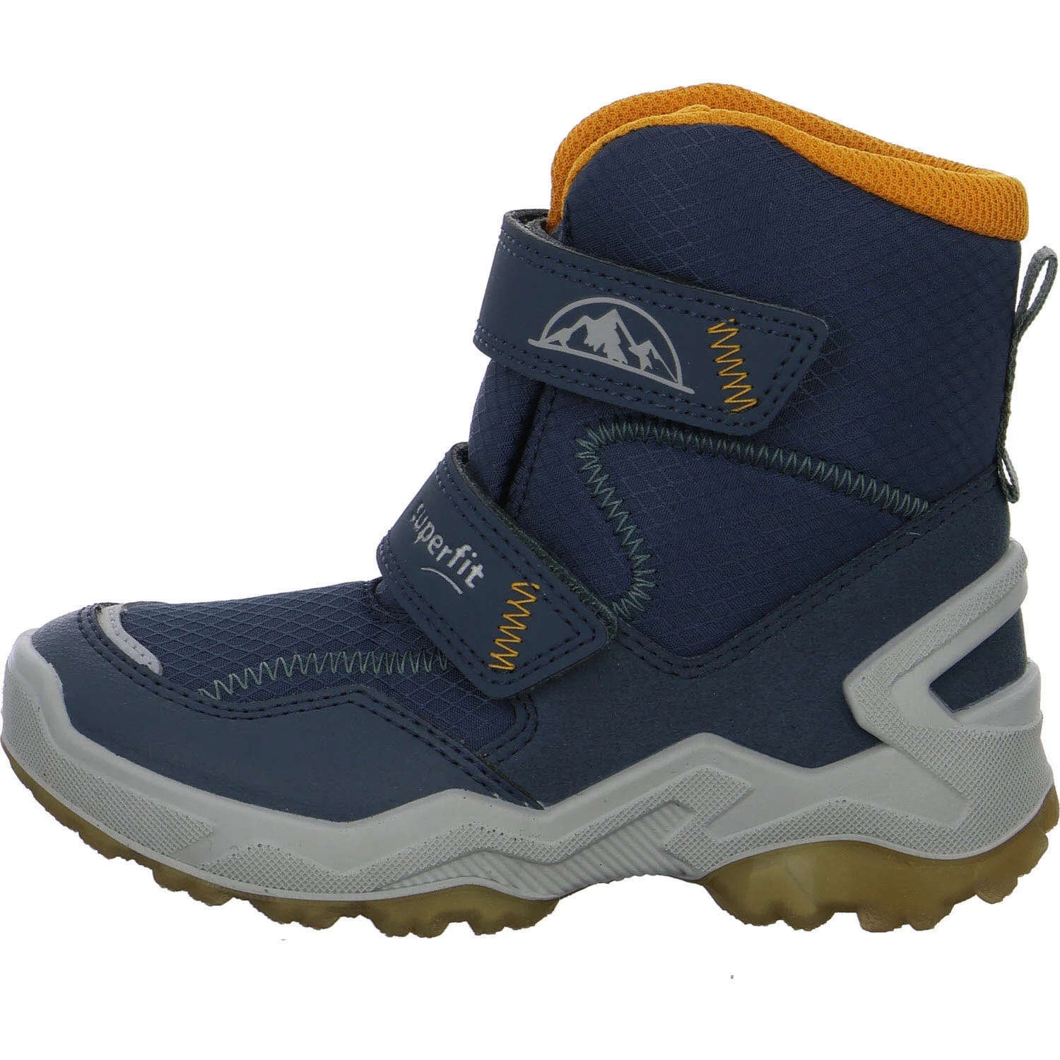 Superfit Kinder Winterstiefel 1-003330-8000 Juptier Ice blau/orange WMS weit
