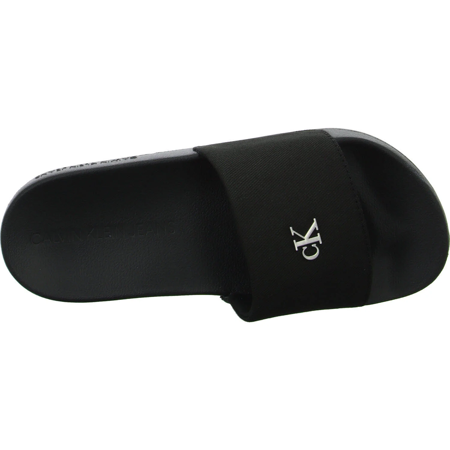 Calvin Klein Damen Pantoletten YW0YW017130GJ SLIDE MONOGRAM HARDWARE triple black normal